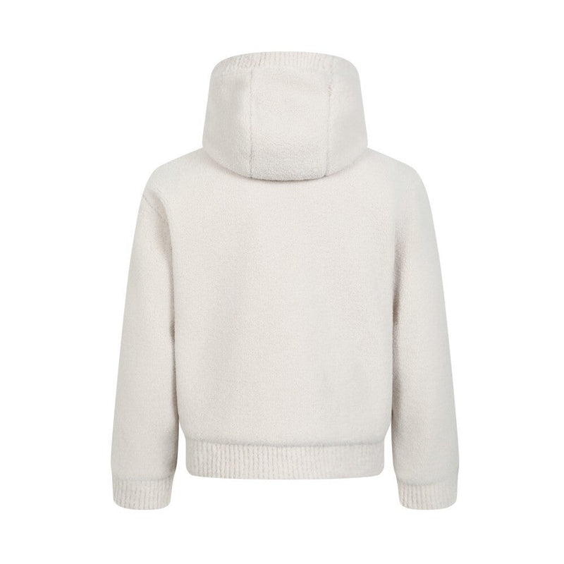 Omirad Teddy Fleece Hooded Jacket | Plush Zip-Up Hoodie