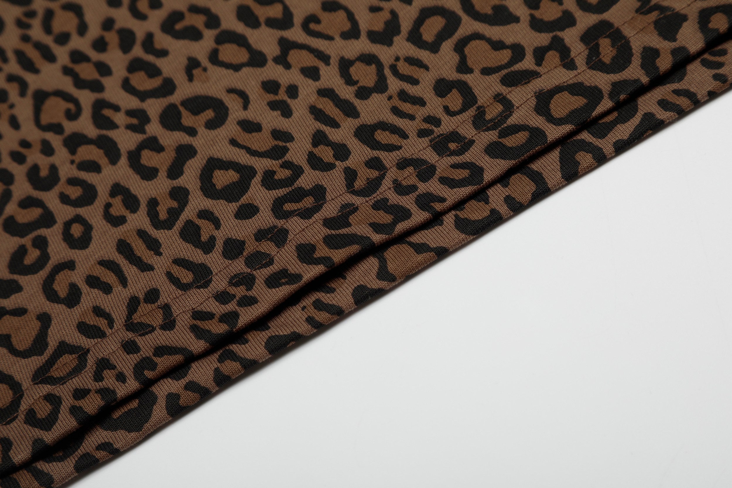 Omirad Leopard Print Script Polo Tee | Streetwear Polo Shirt