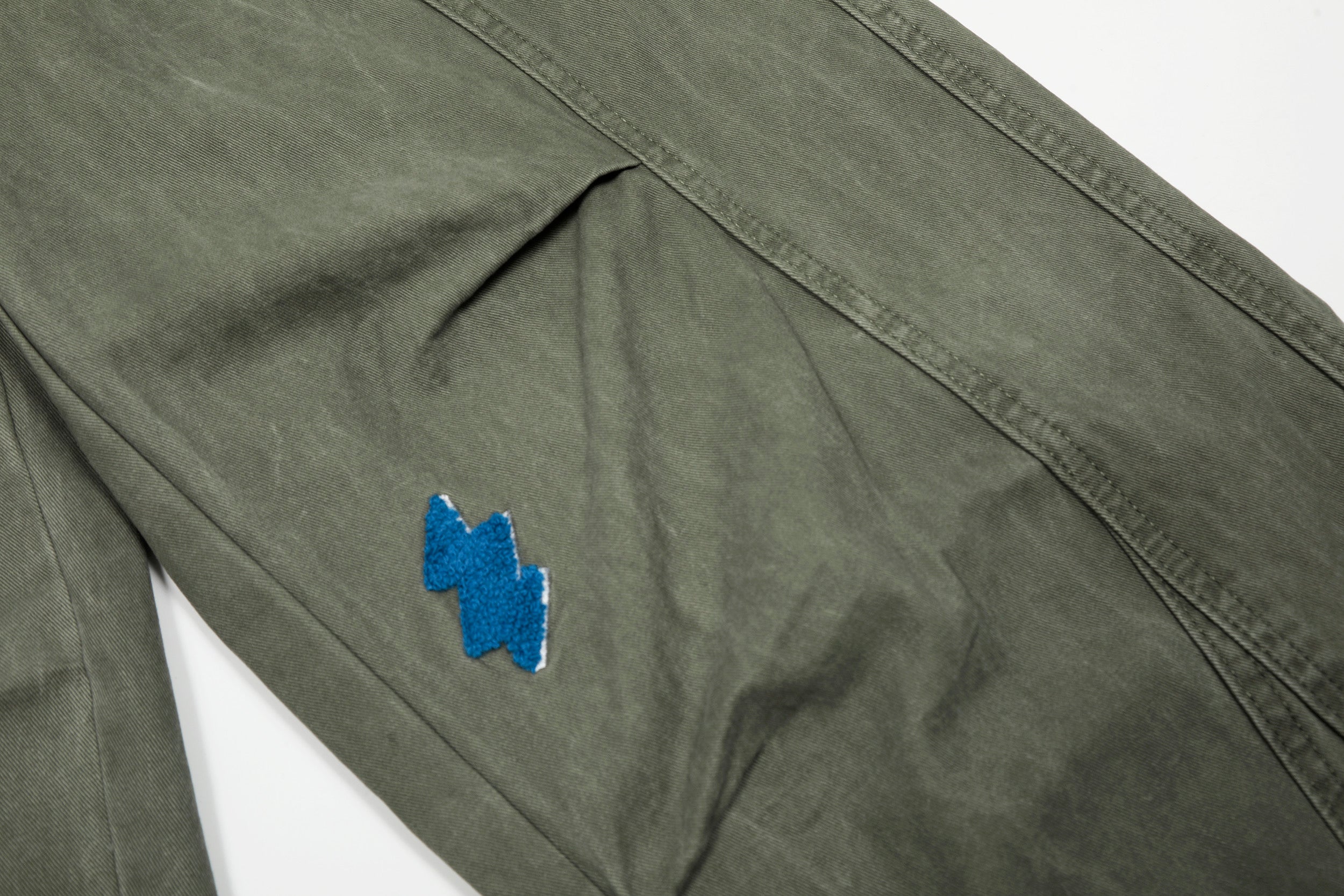 Rainbow Patch Embroidered Wide-Leg Pants | Streetwear