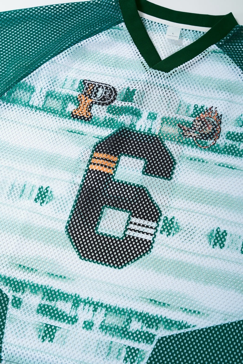 Omirad Varsity 6 Mesh Jersey T-Shirt | Athletic Streetwear