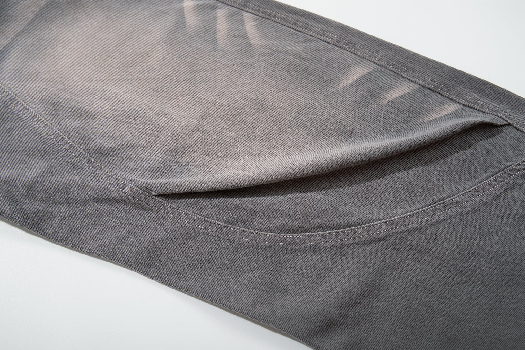 Omirad Strap-Detail Washed Wide-Leg Cargo Jeans
