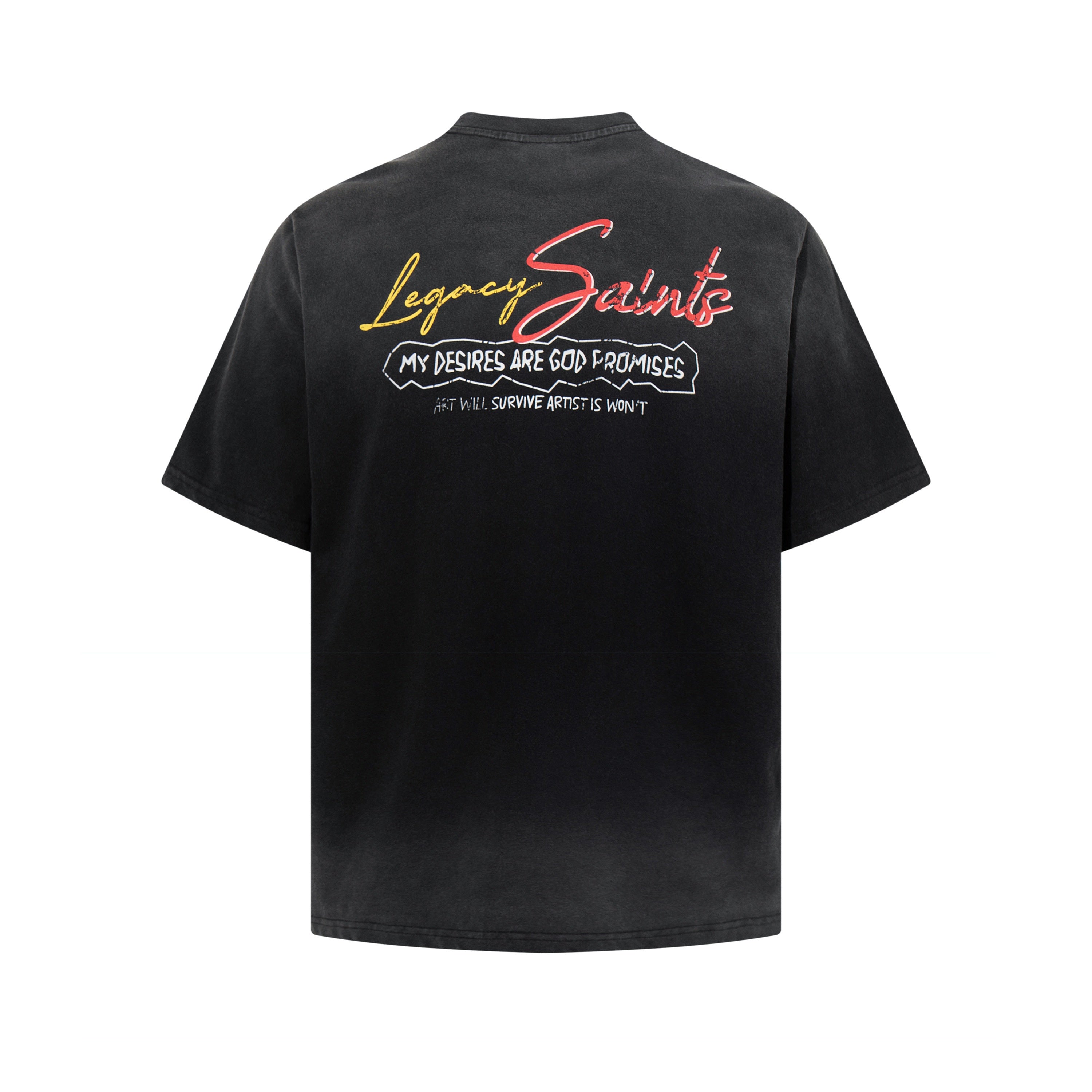 Omirad Legacy Saints Washed Graphic Tee | Street Art Print
