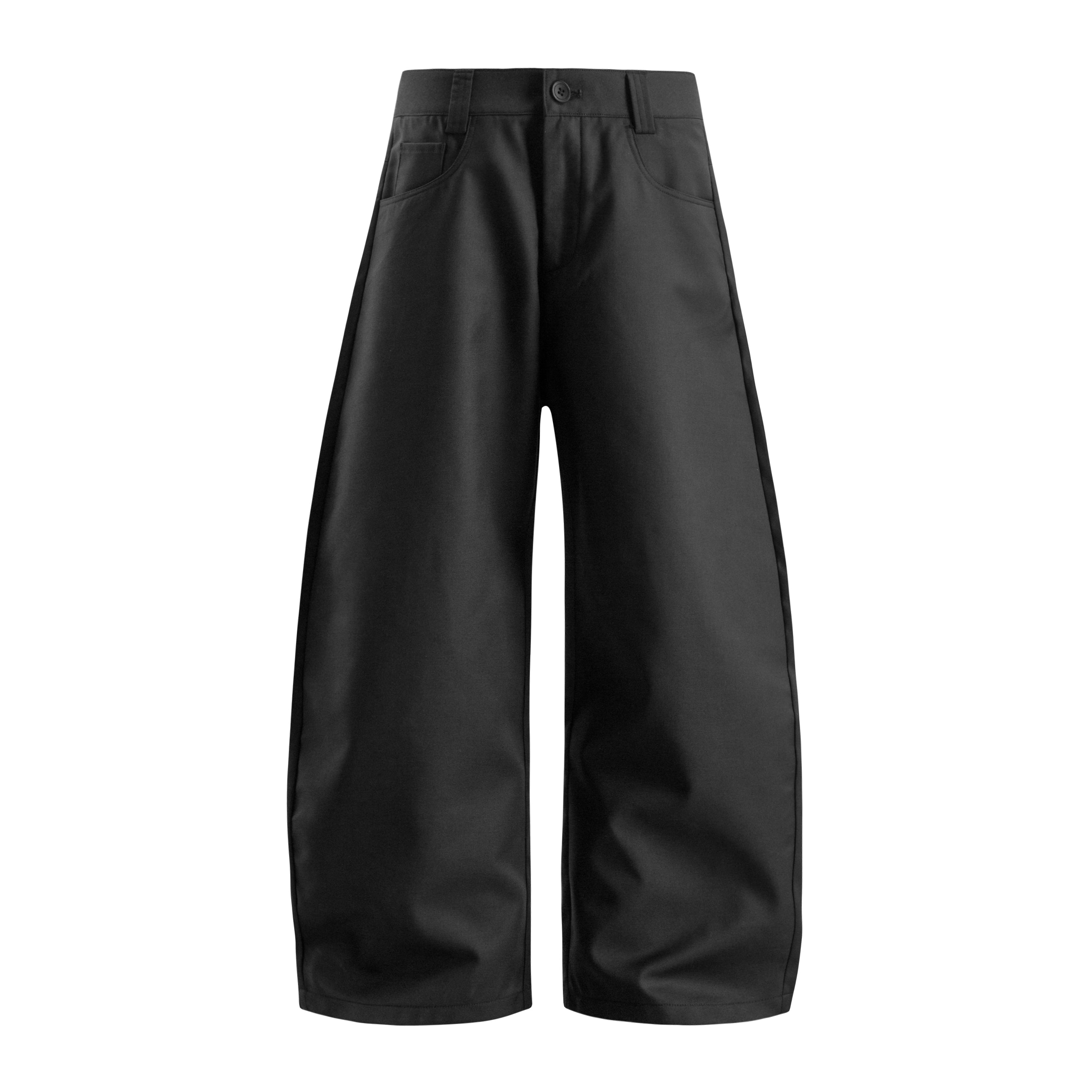 Omirad Minimal Wide-Leg Tailored Pants | Clean Streetwear