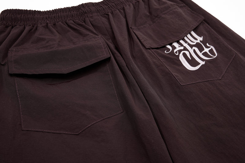 Omirad Layered Utility Wide-Leg Pants | Streetwear Nylon
