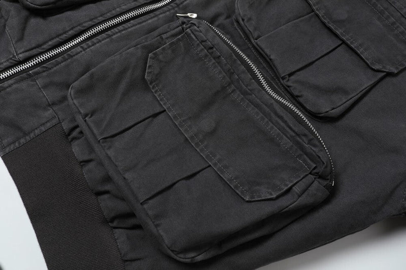 Omirad Utility Multi-Pocket Bomber Jacket | Tactical Streetwear
