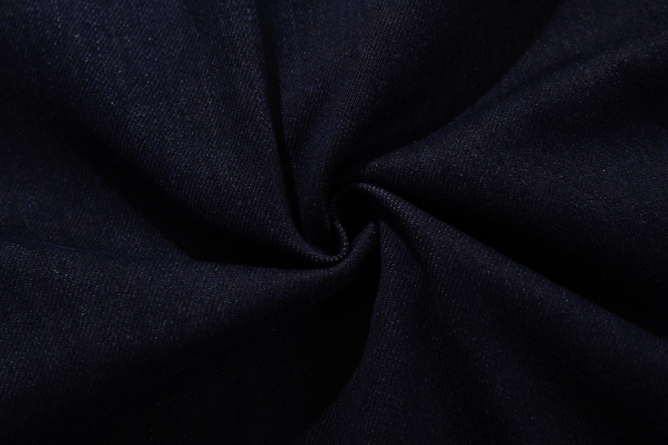 Omirad Leather-Patch Wide-Leg Jeans | Deep Indigo Denim