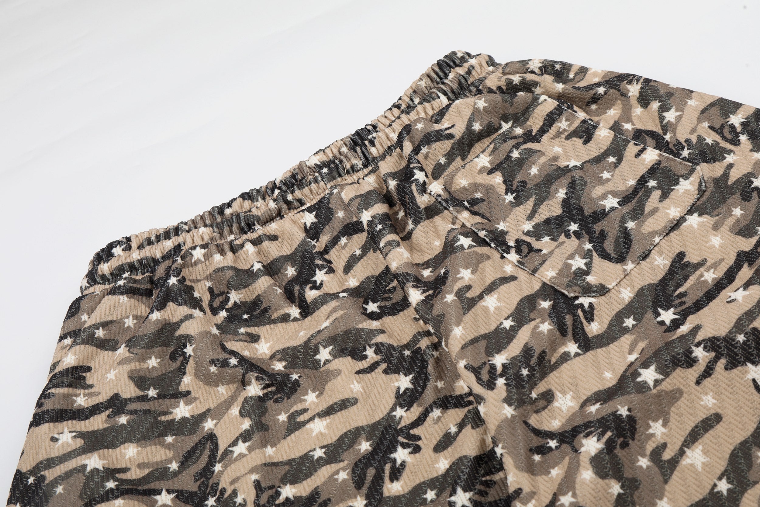 Omirad Desert Camo Star Wide-Leg Sweatpants | Y2K Streetwear