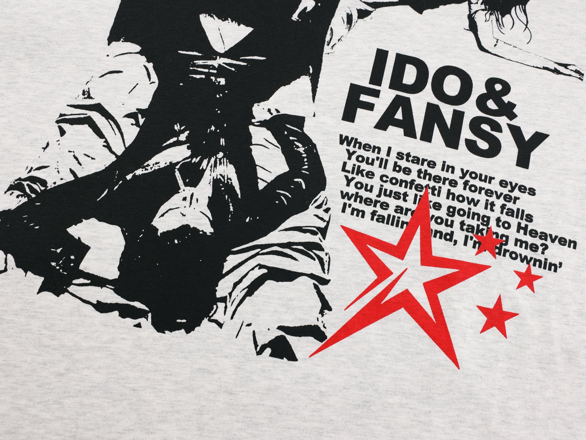 IDO& FANSY Graphic Collage Long-Sleeve Tee | Streetwear