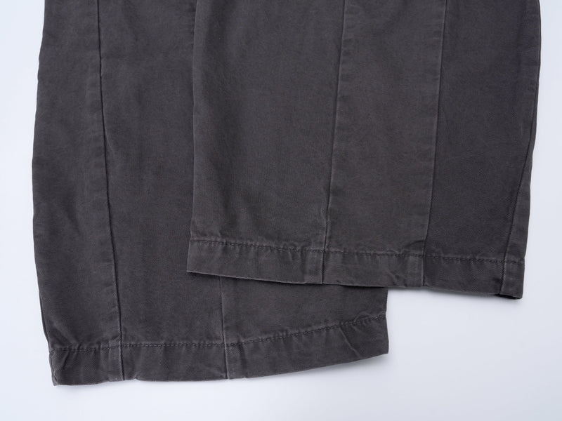 Structured Panel Barrel Wide-Leg Jeans | 100% Cotton