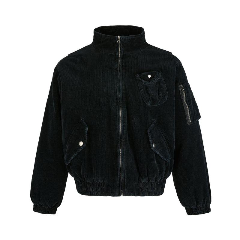 Omirad Corduroy Utility Bomber Jacket | Streetwear
