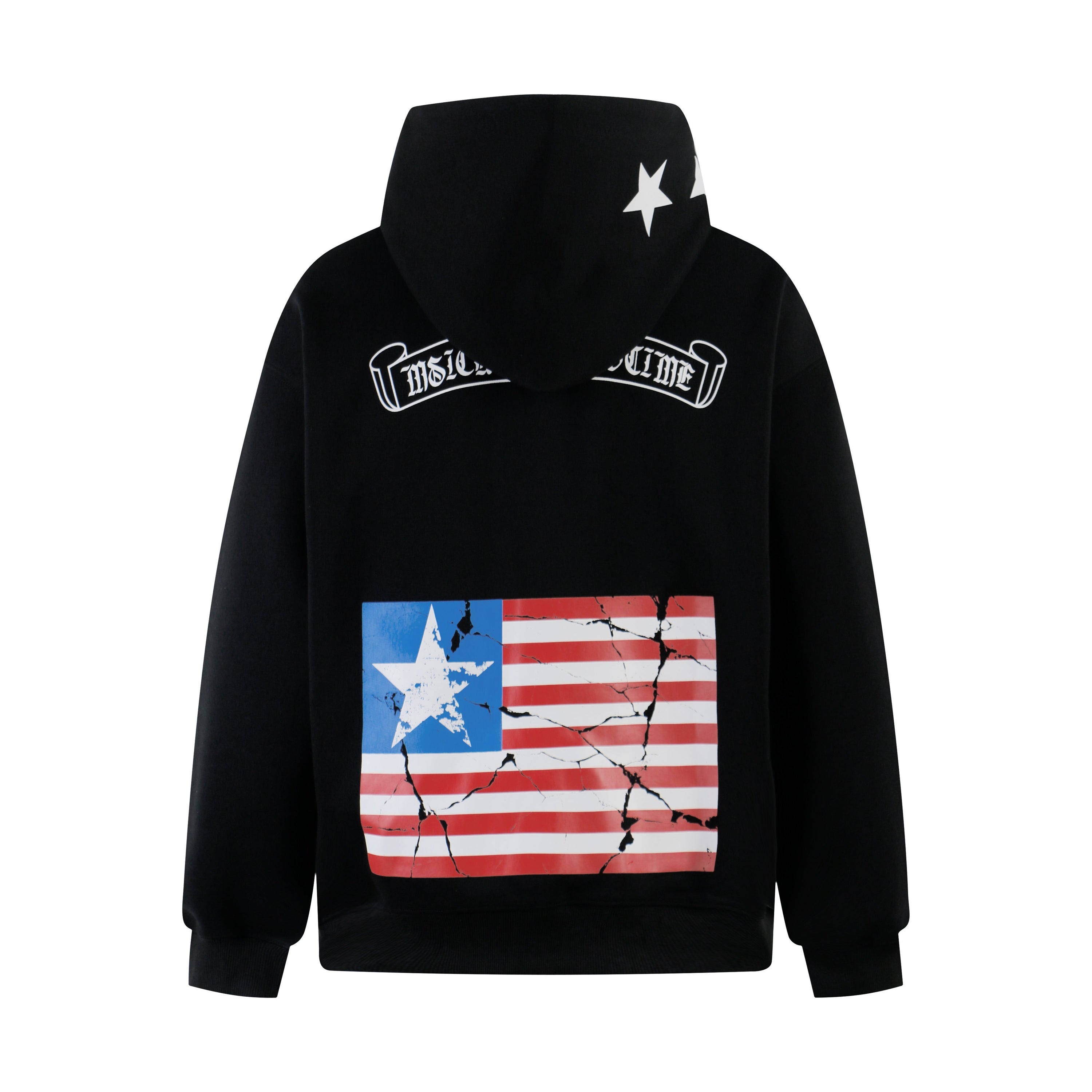 Camo Flag Zip-Up Hoodie | Streetwear Americana Hoodie