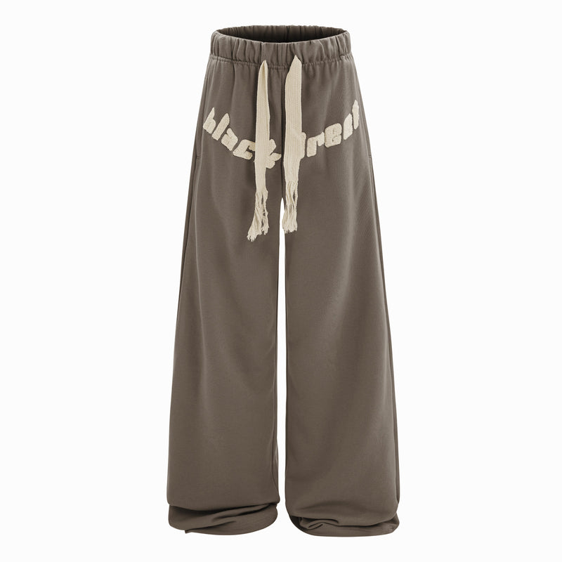 Omirad Black Rebel Oversized Wide-Leg Sweatpants