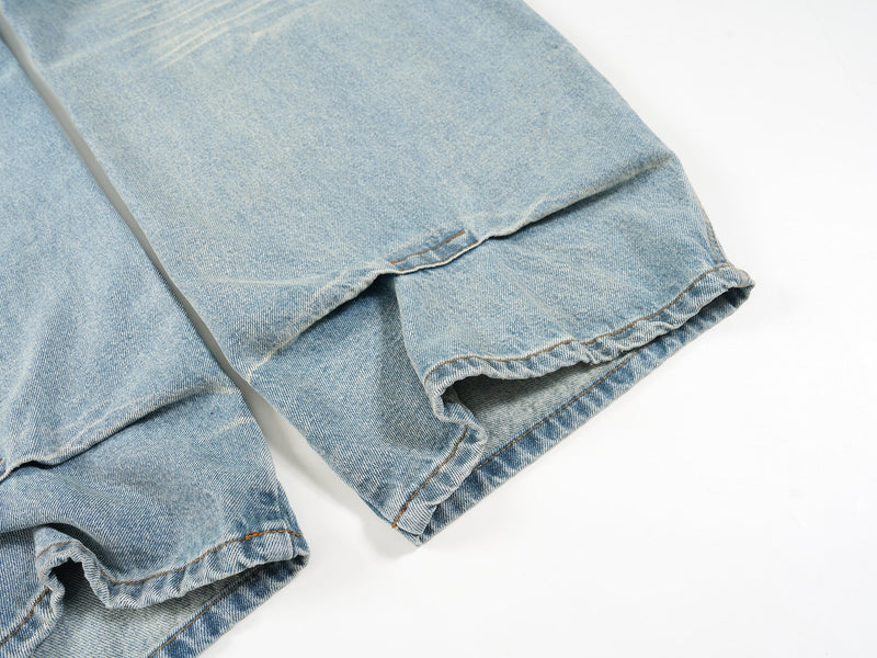 Omirad SP2 Retro Faded Balloon Jeans | Wide Leg Denim