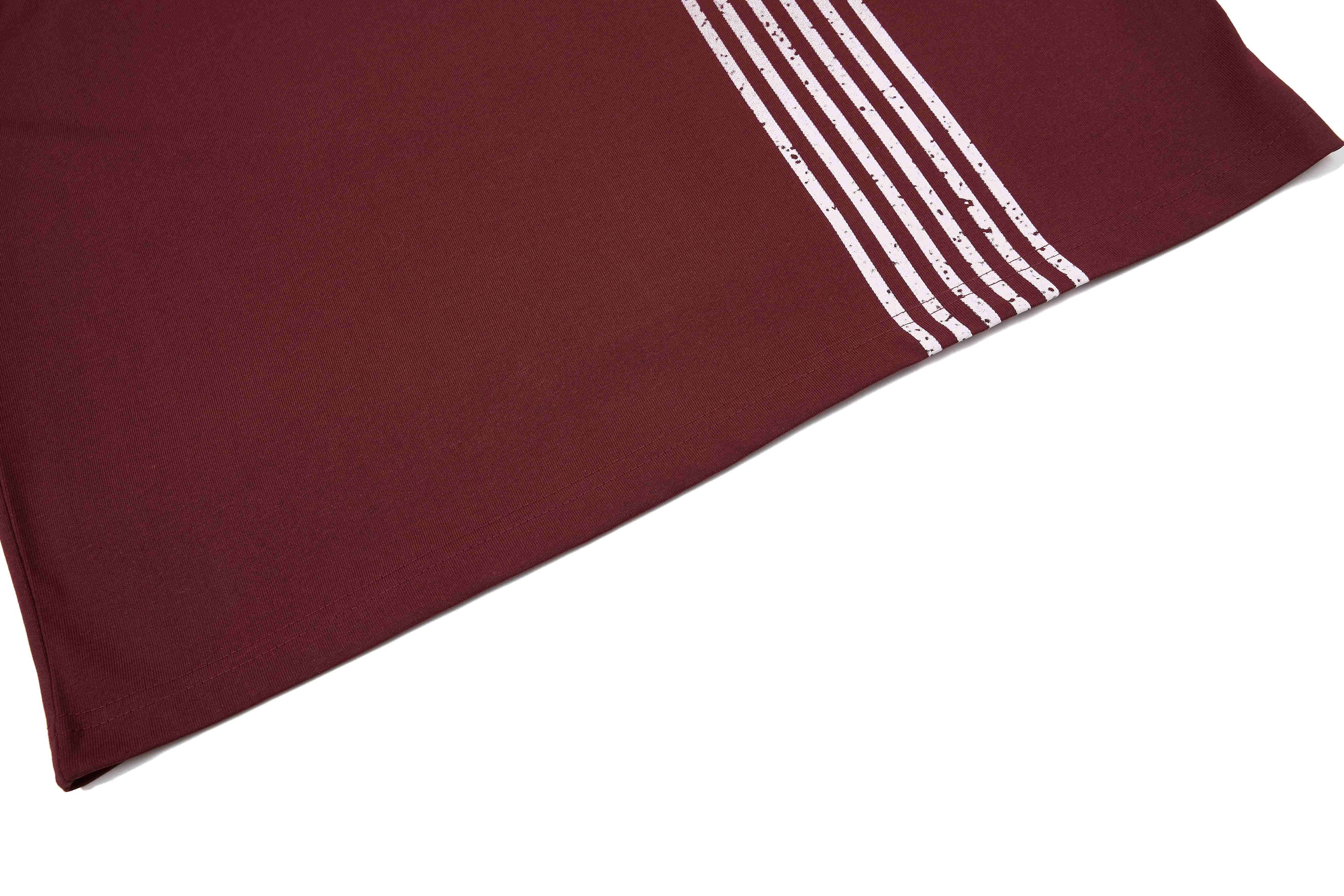 Foramder Velocity Line Sport Tee | Stripe Graphic T-Shirt