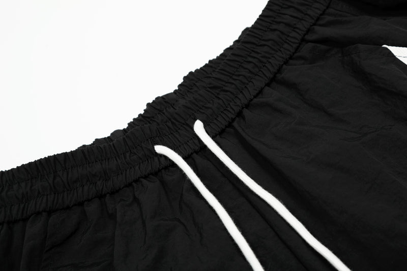 Omirad Nylon Multi-Stripe Wide-Leg Track Pants