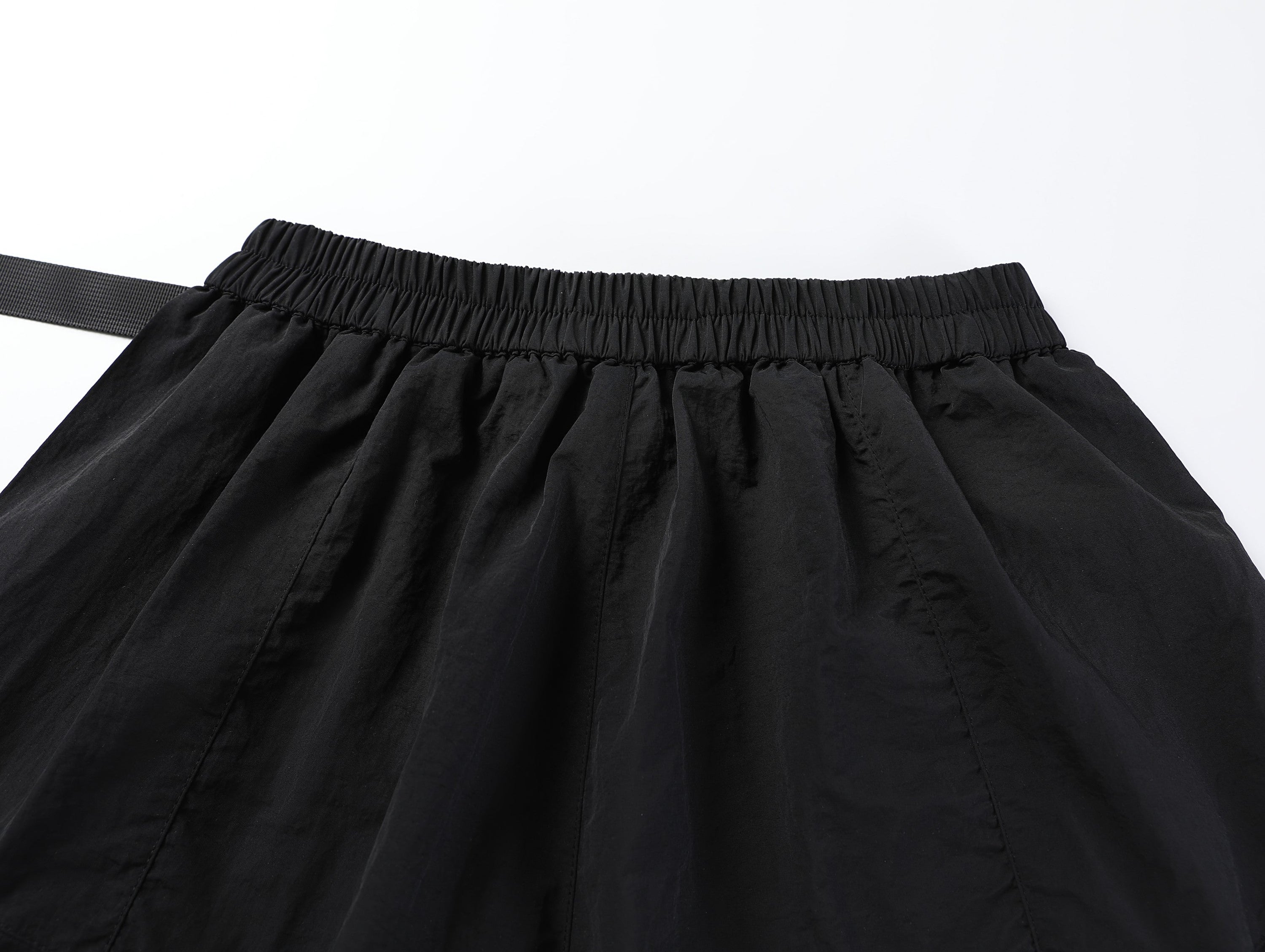 Omirad Draped Wide-Leg Shorts | Avant-Garde Techwear