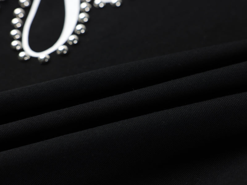 Omirad Studded Script Sweatpants | Wide-Leg Streetwear