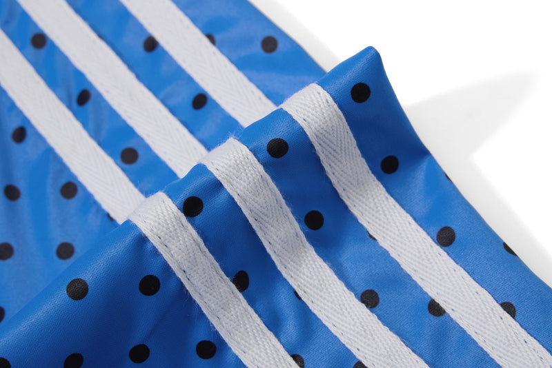 Polka Dot Wide-Leg Track Pants with Side Stripes | SEAKOFF