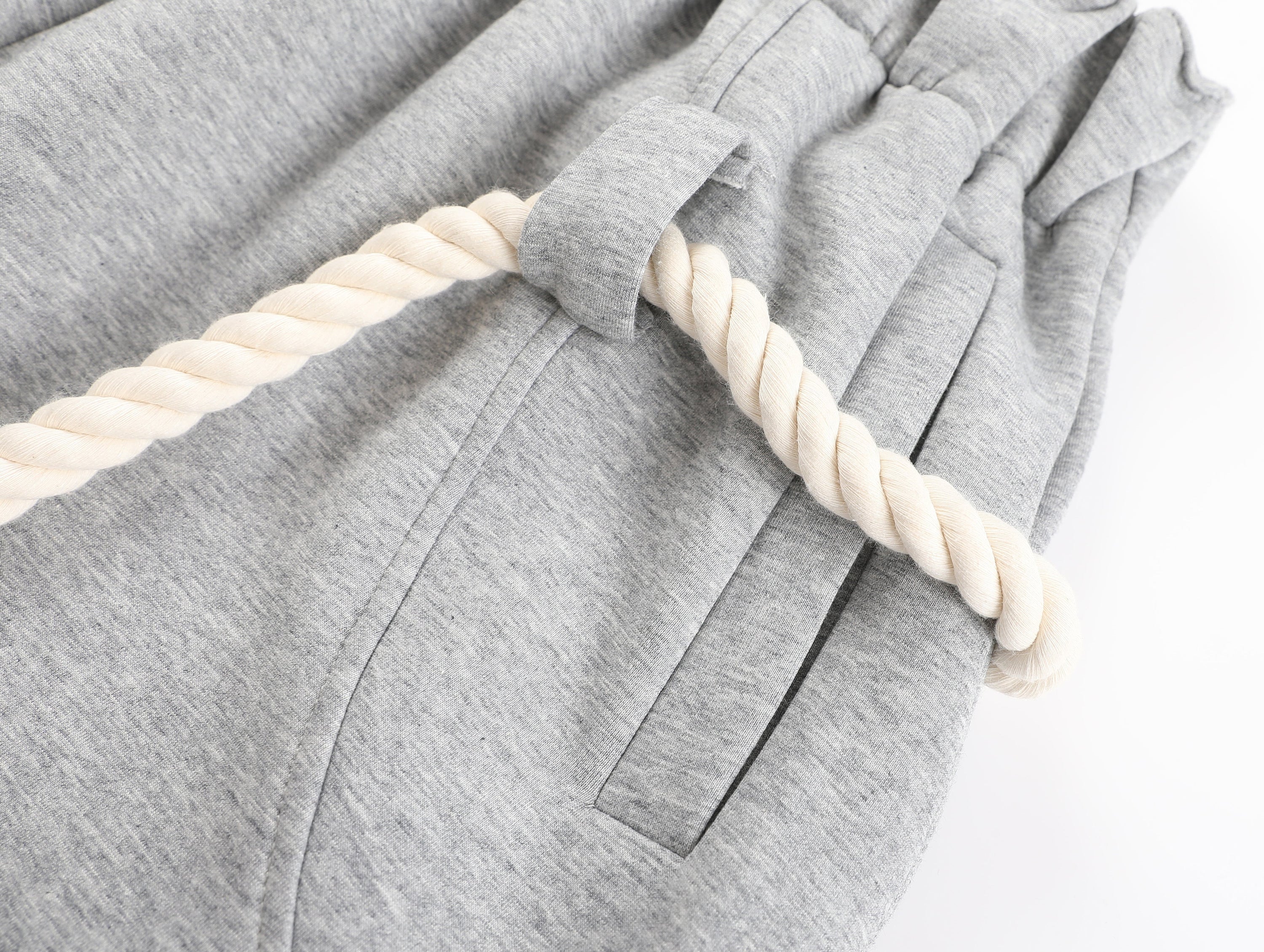 Rope Drawstring Barrel Pants | Wide-Leg Streetwear Trousers