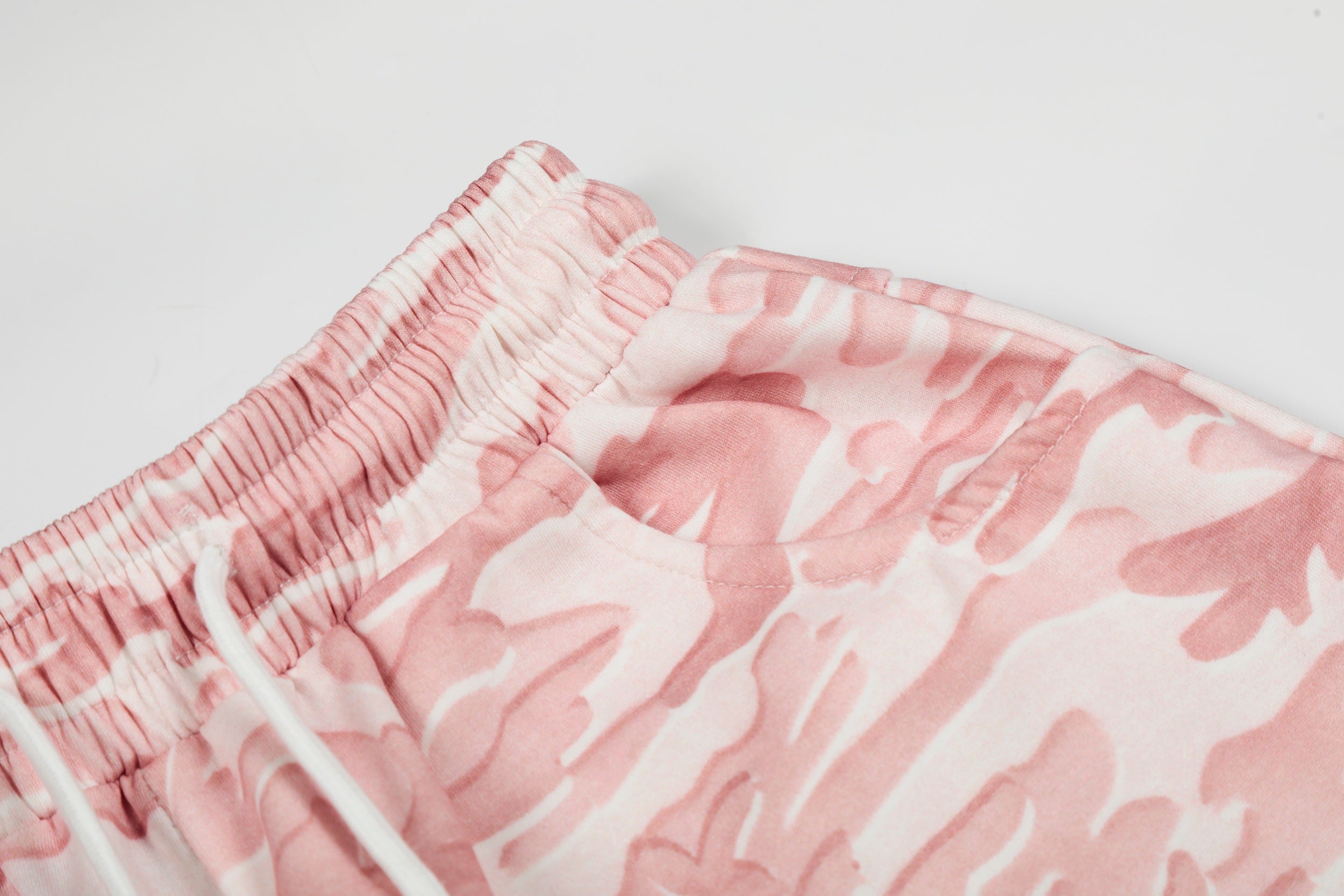 Pink Camo Wide-Leg Sweatpants | Oversized Streetwear Pants