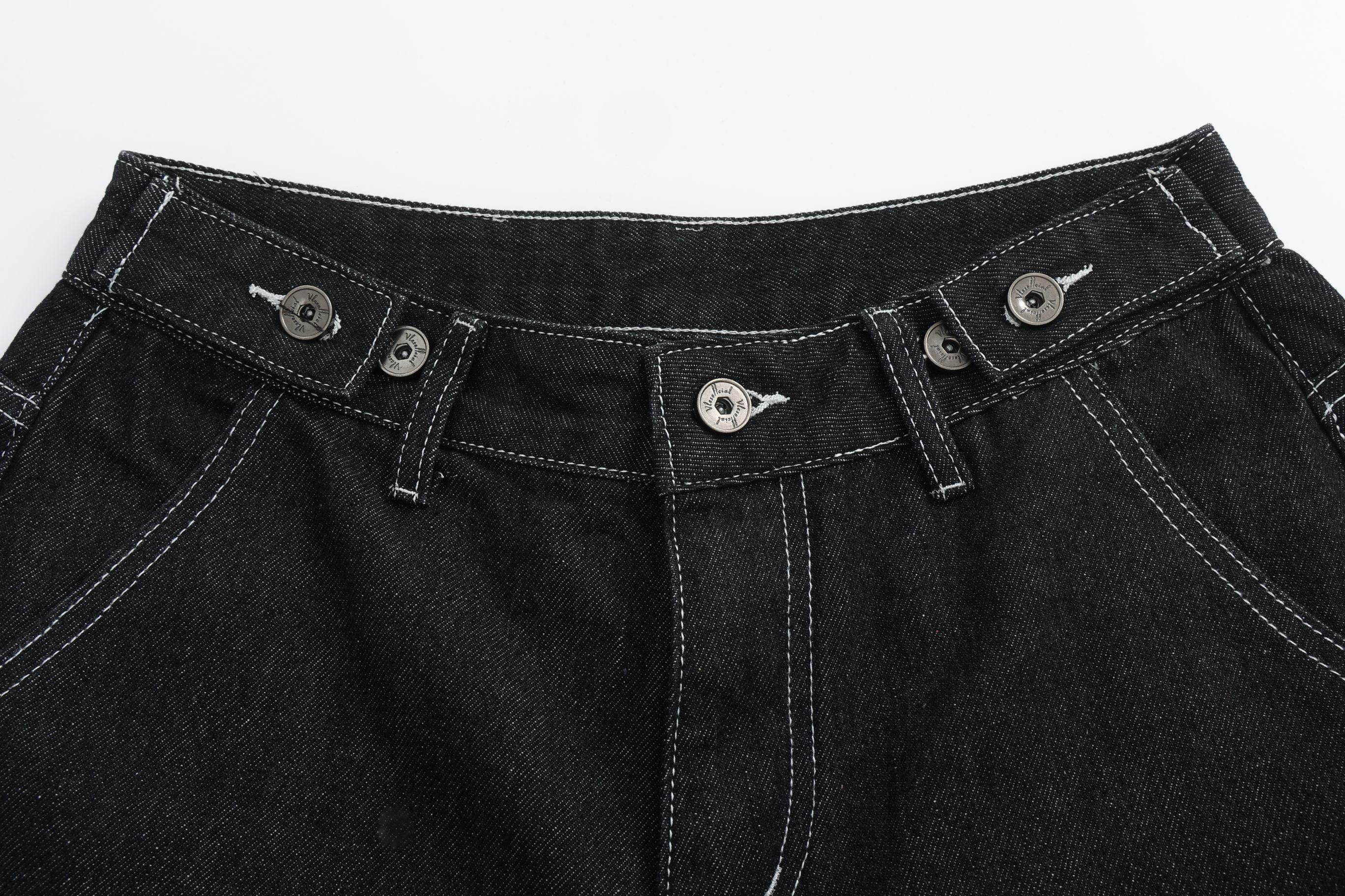 Omirad 404 Patchwork Denim Shorts | Oversized Streetwear