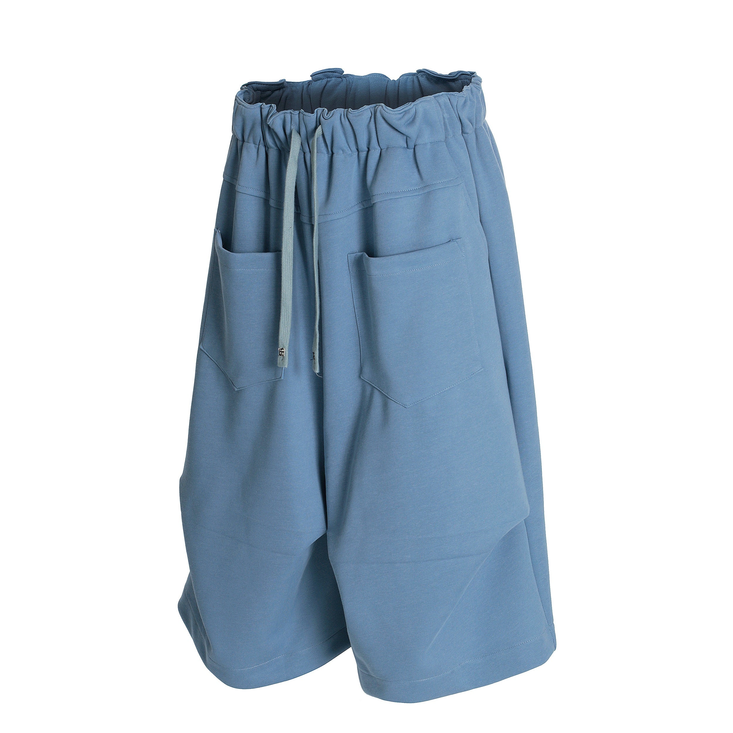 Omirad Minimal Lounge Wide Shorts | Oversized Cotton Shorts