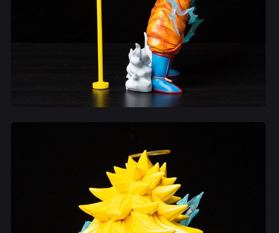 Dragon Ball Z Goku Angel Figure – 35cm, 2kg – Super Saiyan with Halo