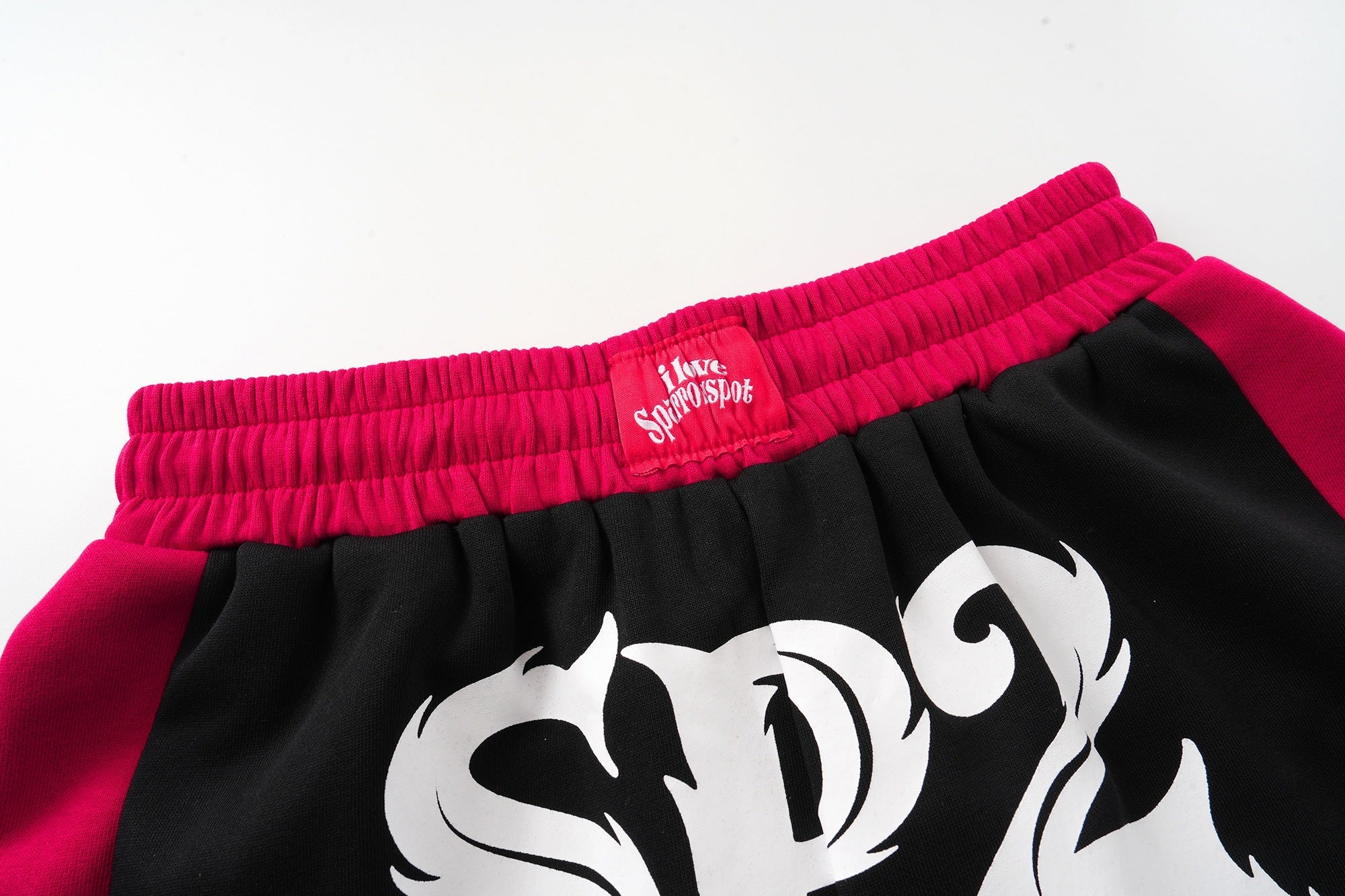 SP2 Logo Sport Shorts | Contrast Panel Street Athletic Shorts