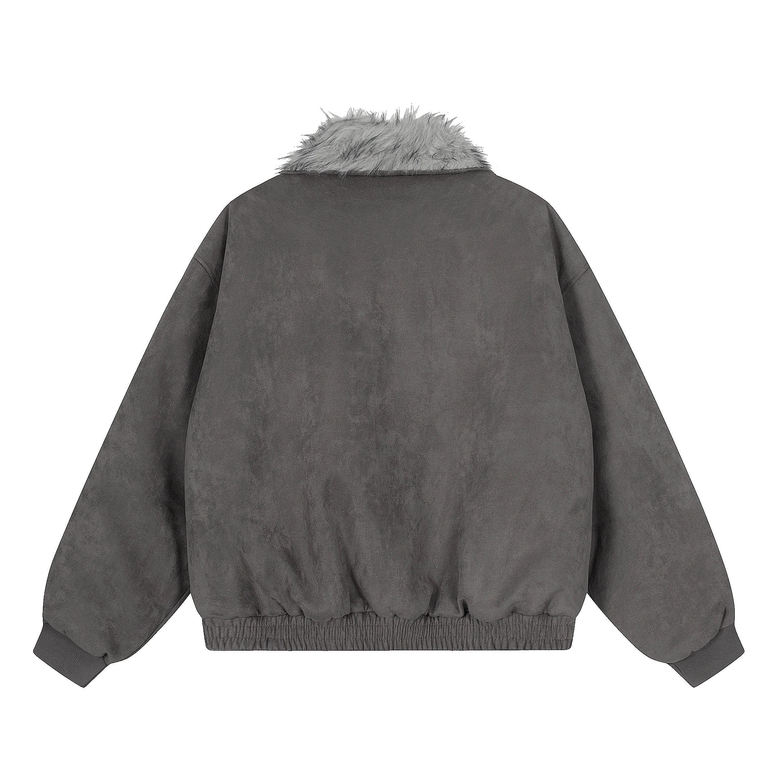 Omirad Patchwork Fur-Lined Bomber Jacket | Street Style