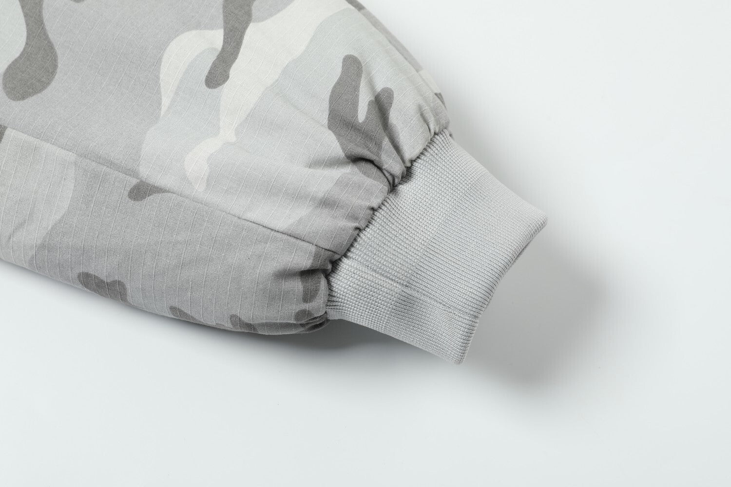 Camo Faux Fur Hood Cropped Bomber Jacket | Omirad