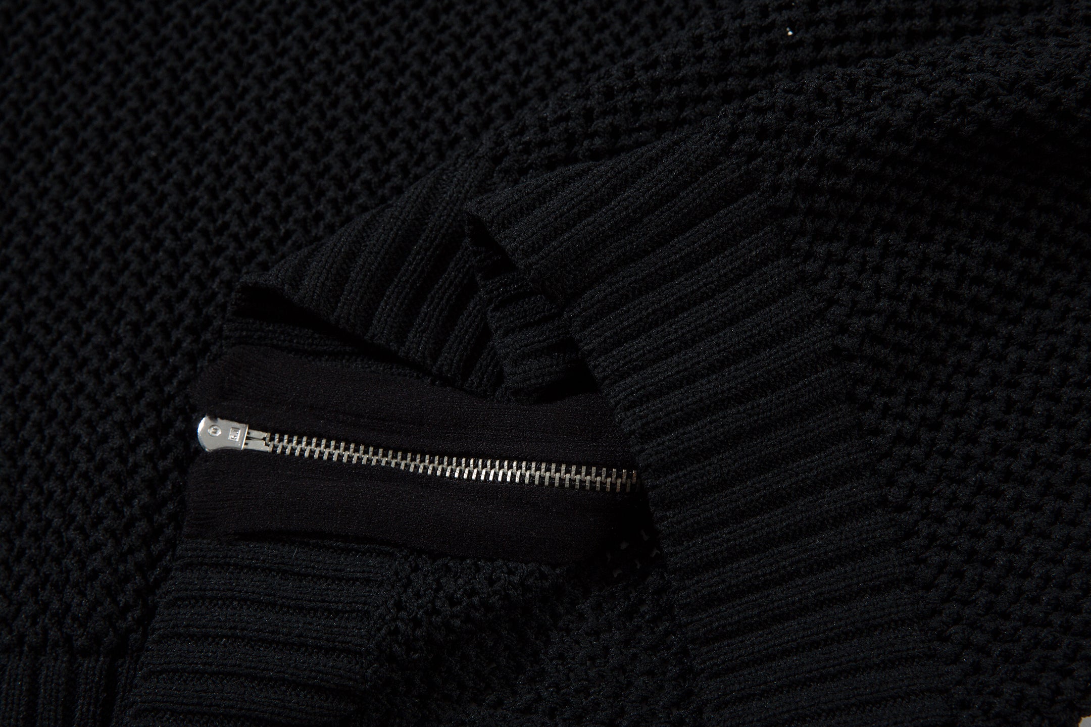Omirad Mesh Knit Track Jacket | Retro Stripe Bomber