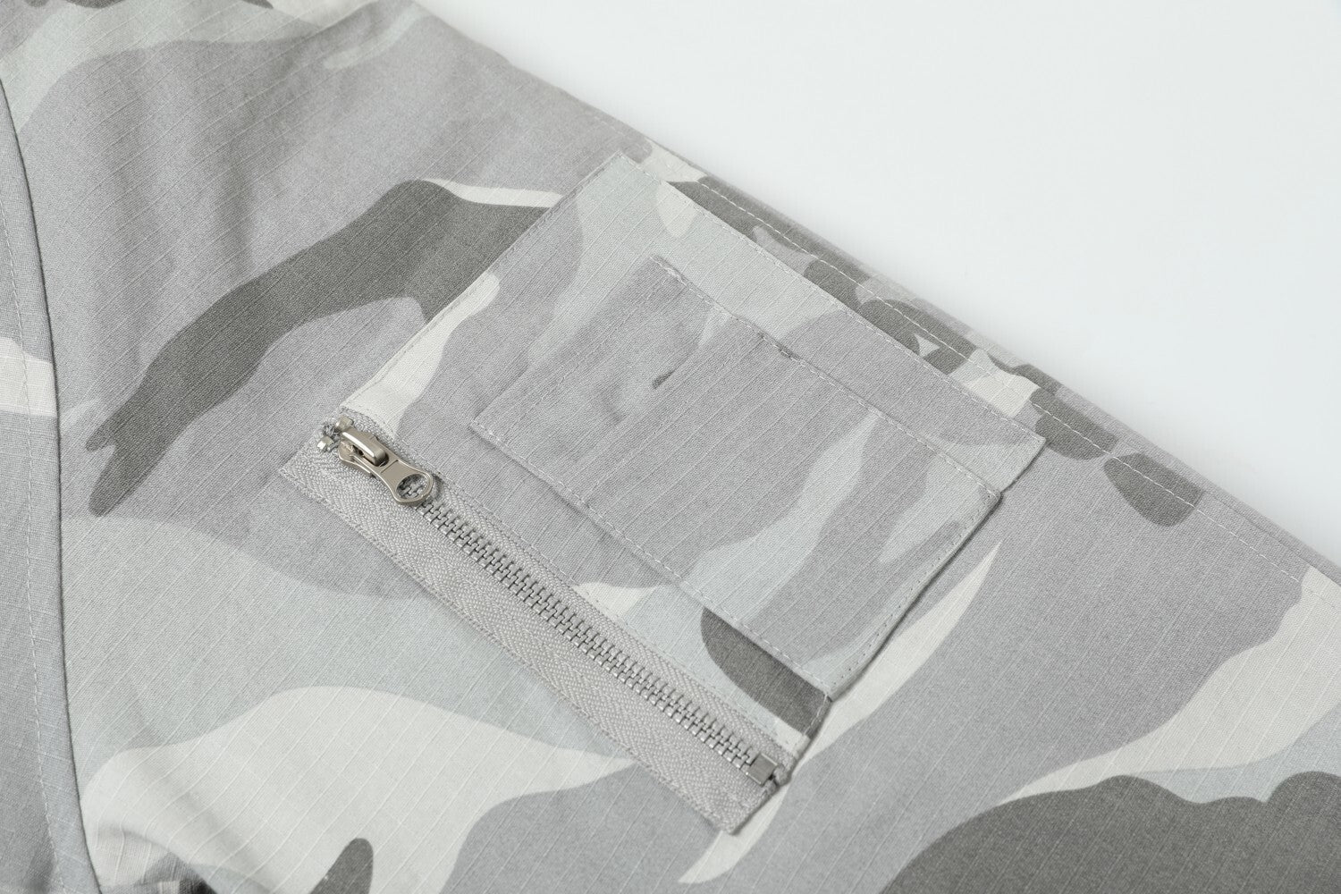 Camo Faux Fur Hood Cropped Bomber Jacket | Omirad