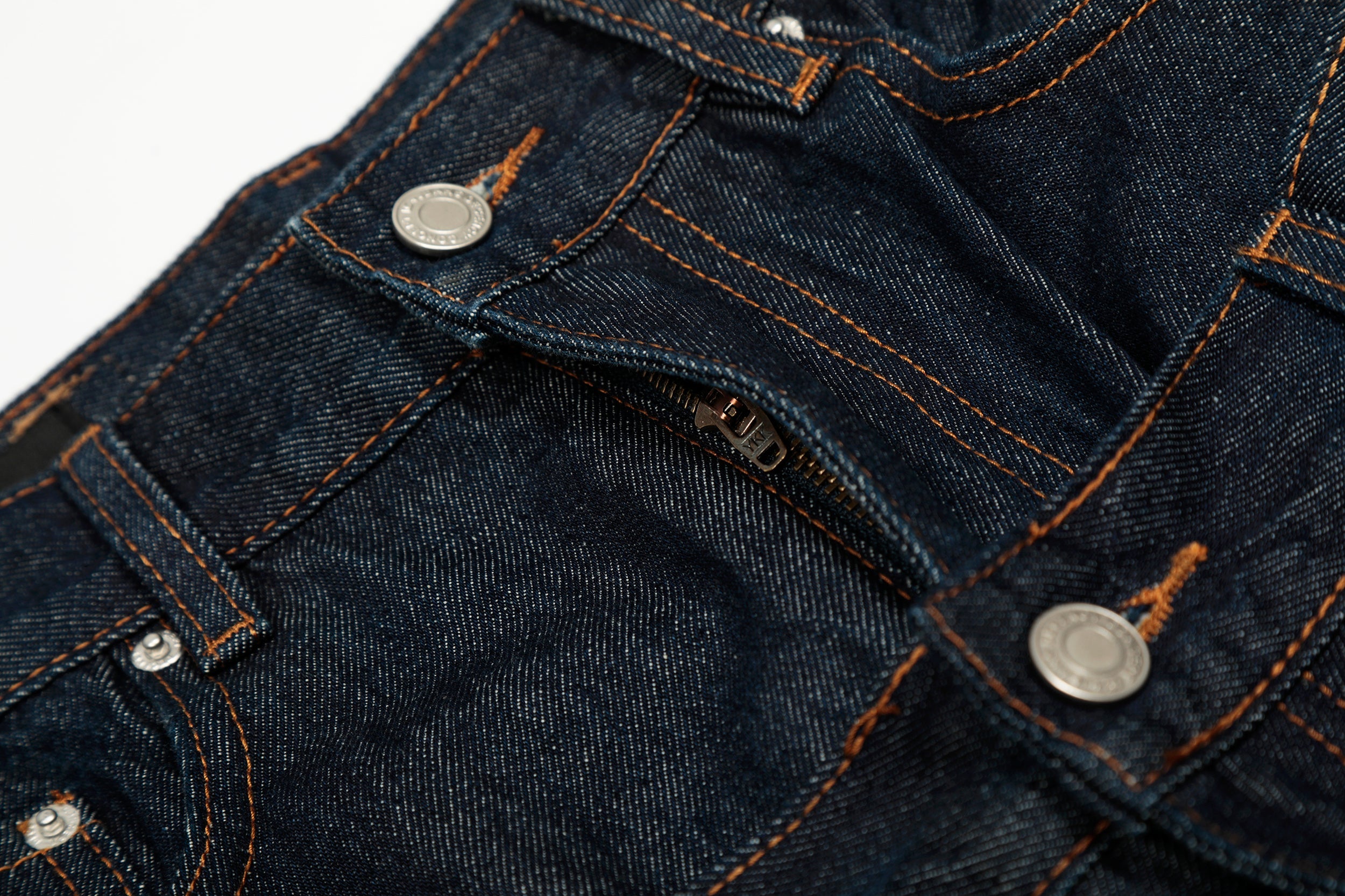 Omirad Double-Waist Wide-Leg Workwear Jeans | Deep Indigo
