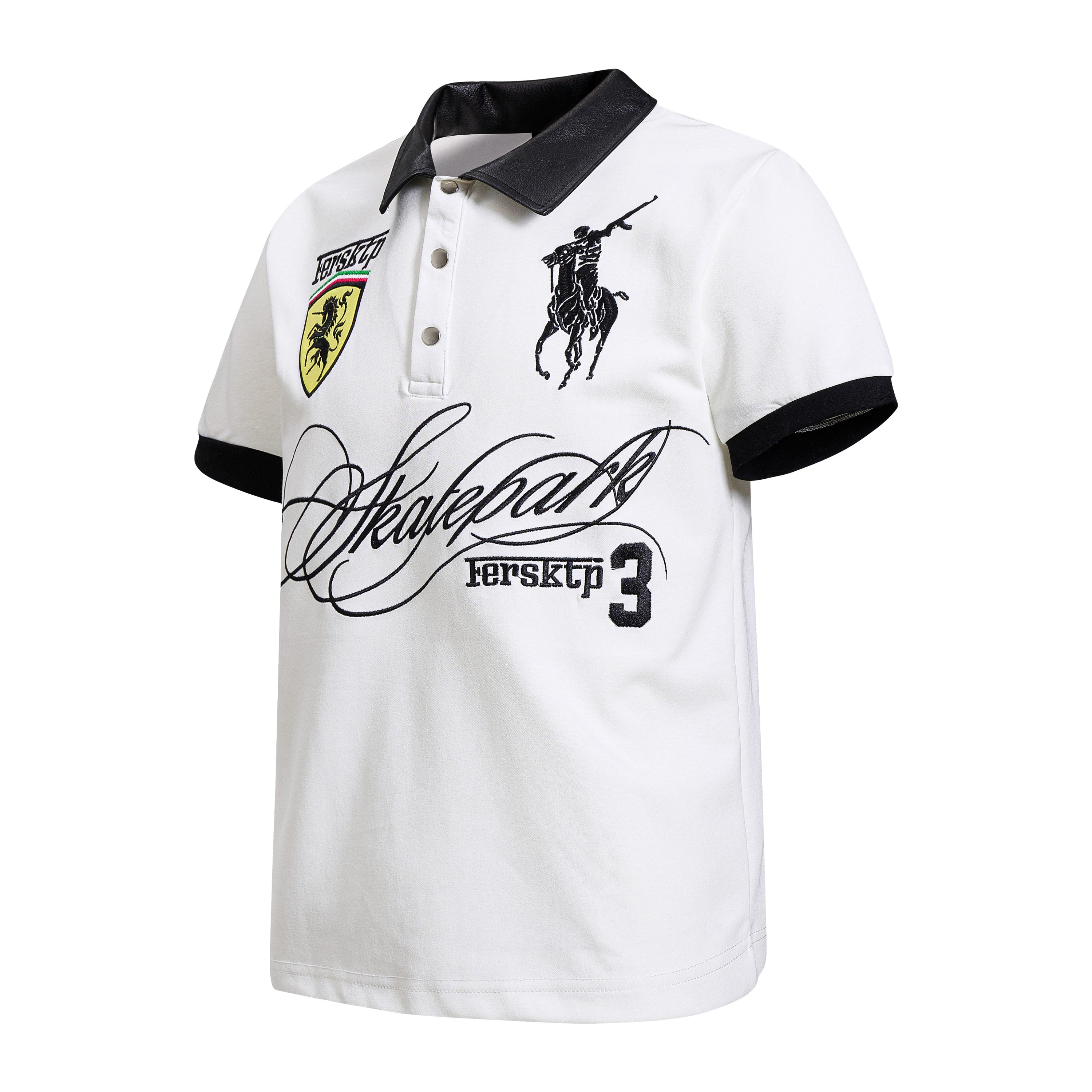 Skatepark Crest Polo Shirt | Bold Streetwear Graphic Polo