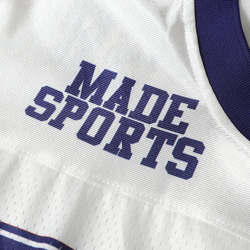 Stars Number Retro Football Jersey | Streetwear Mesh Top
