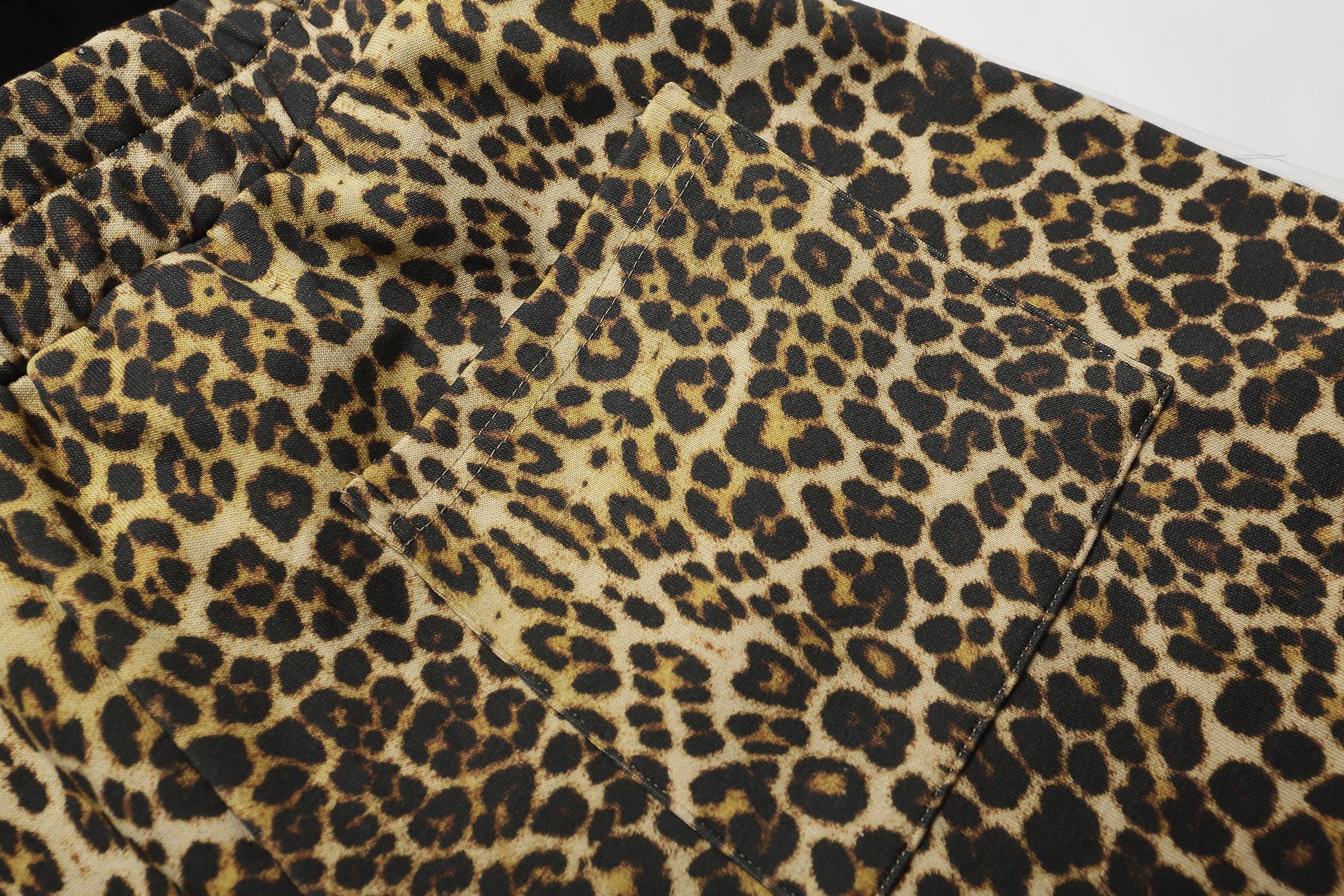 Omirad Leopard Waistband Sport Shorts | Streetwear Shorts