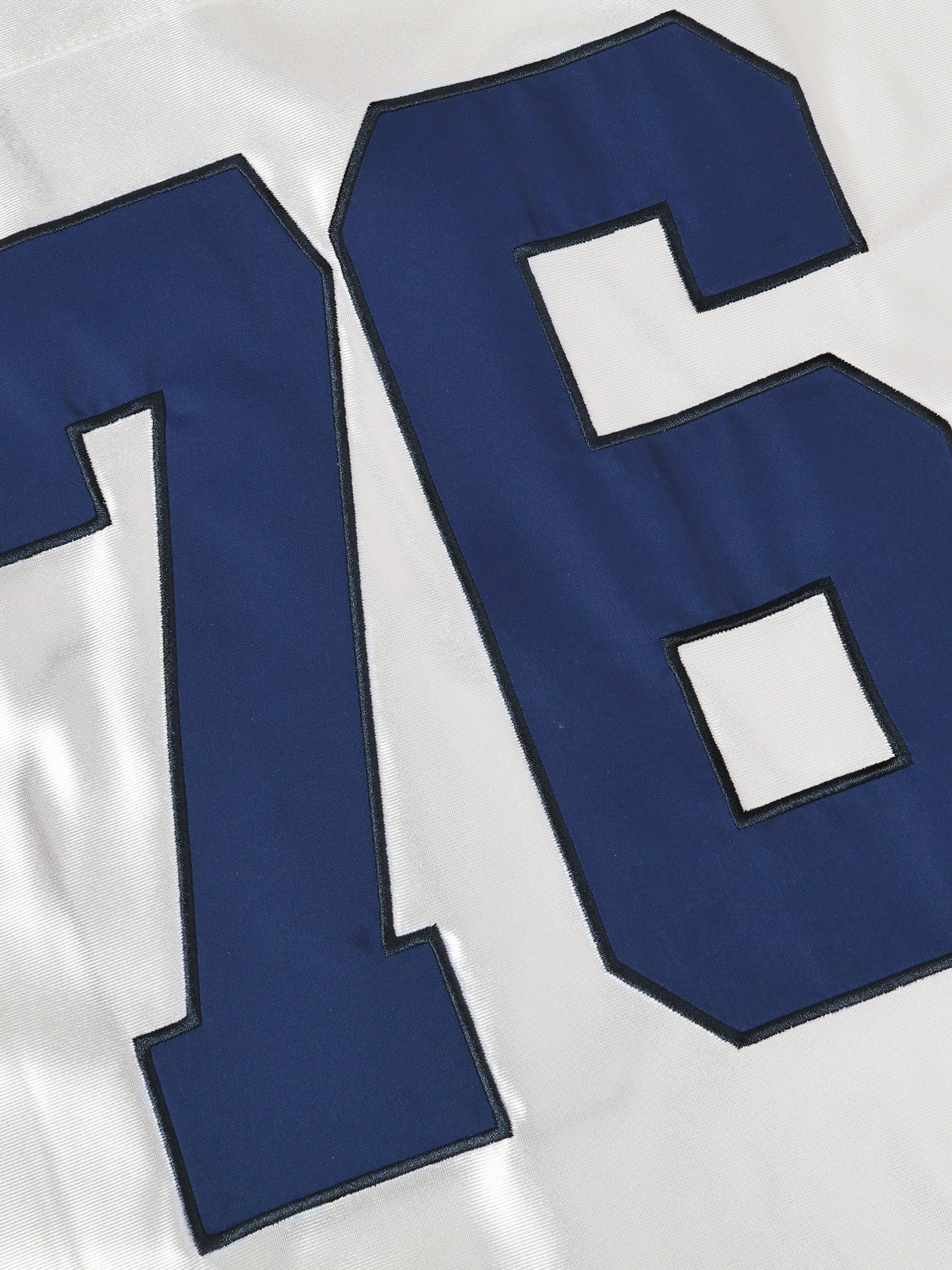 MADEGPSR #76 Blue-Stripe Oversized Football Jersey