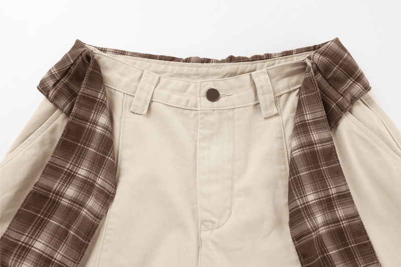 Scarf-Waist Barrel Pants | Wide-Leg Cotton Trousers