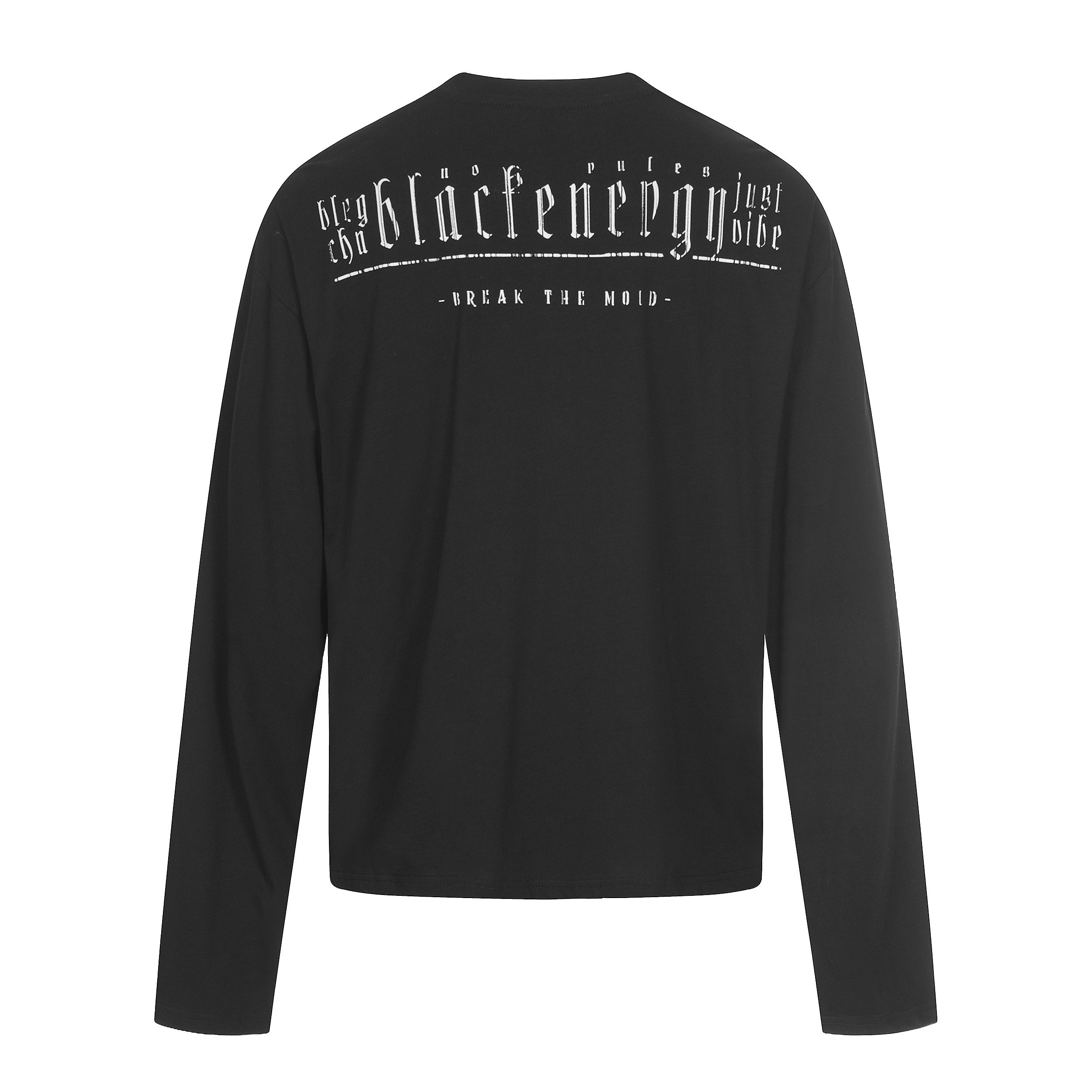 Omirad Graphic Henley Long Sleeve Tee | Streetwear Cotton Top