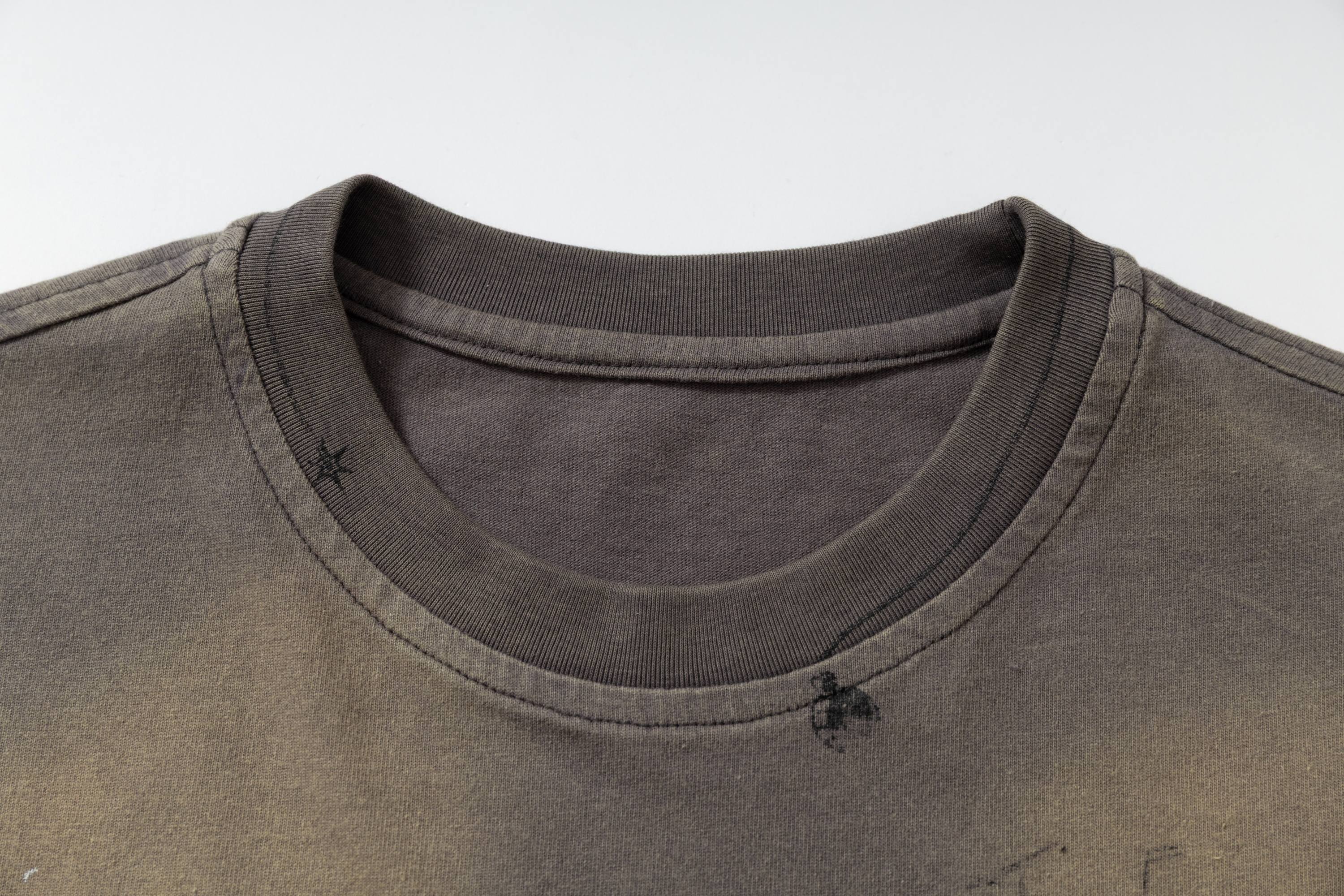 Omirad Abstract Sketch Washed Tee | Vintage Streetwear
