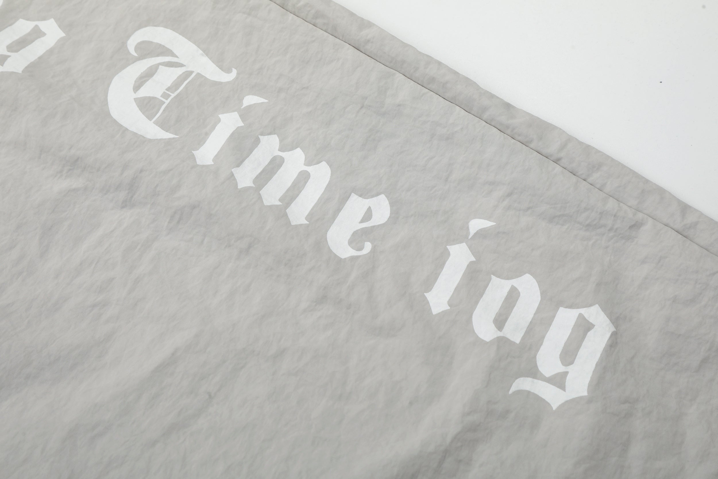 Script Logo Wide-Leg Nylon Pants | Streetwear Joggers