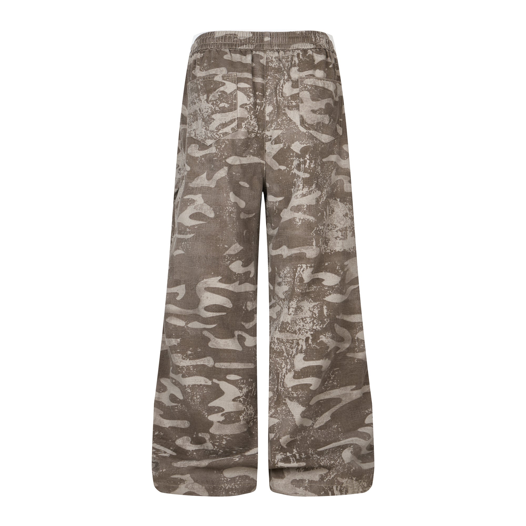 Camo Wide-Leg Sweatpants | Relaxed Fit Streetwear Pants