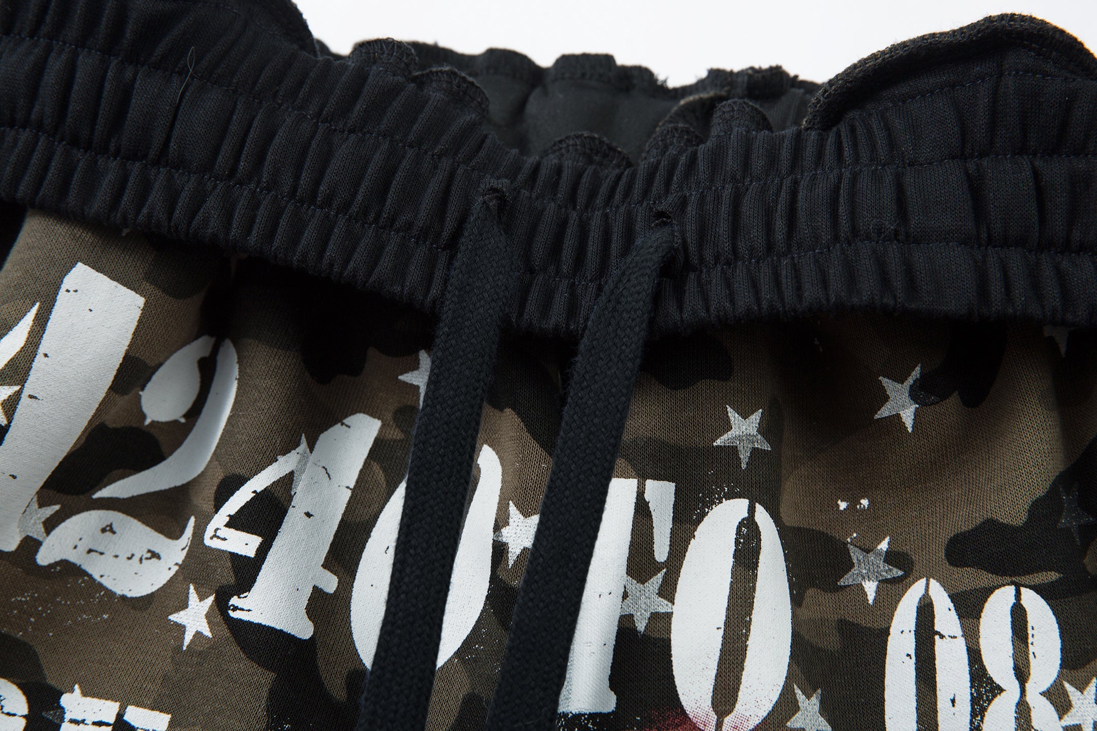 Omirad Star Camo Wide-Leg Sweatpants | Military Streetwear