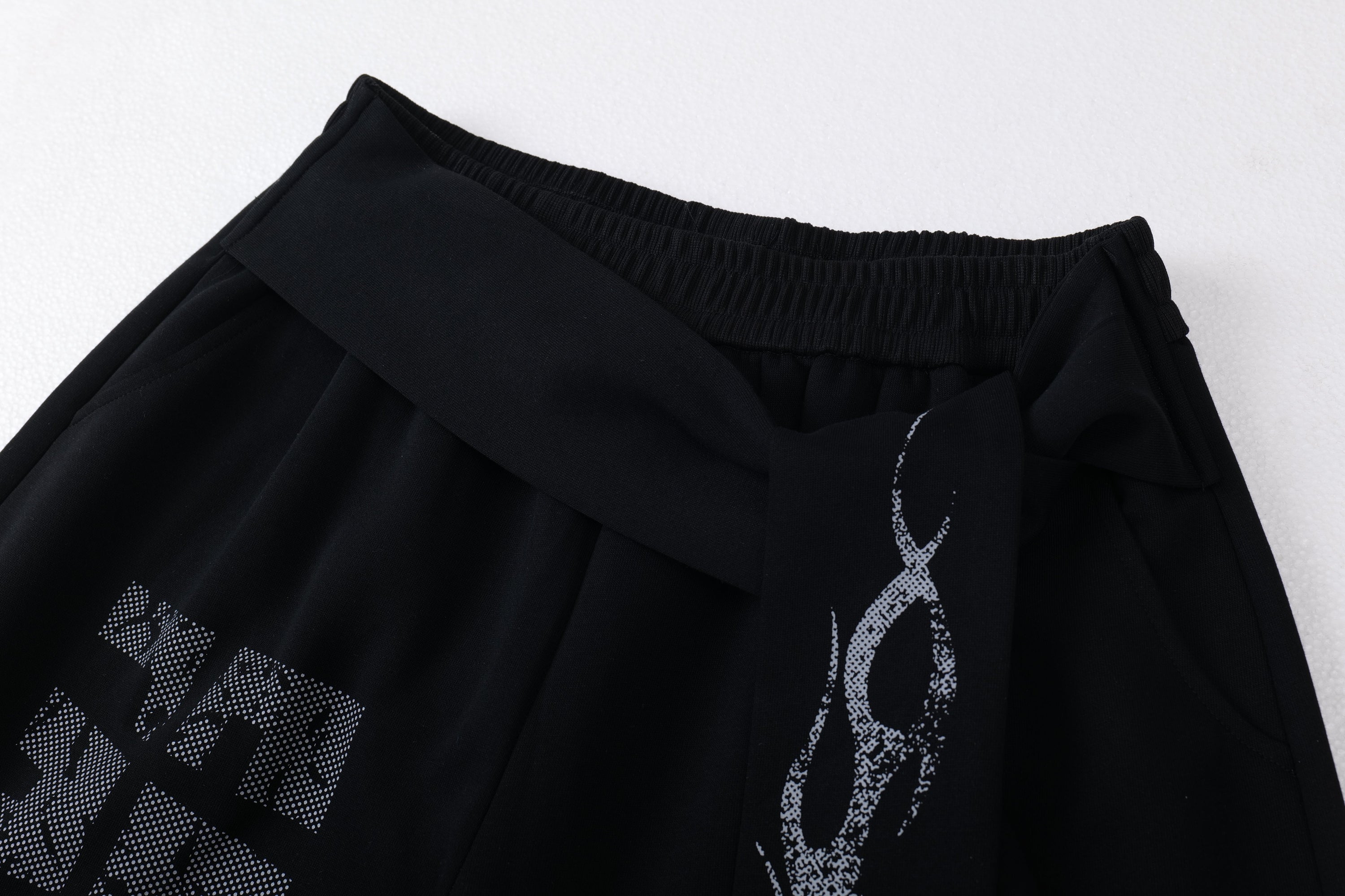 Fairfocus Flame Wrap Wide-Leg Pants | Streetwear Joggers