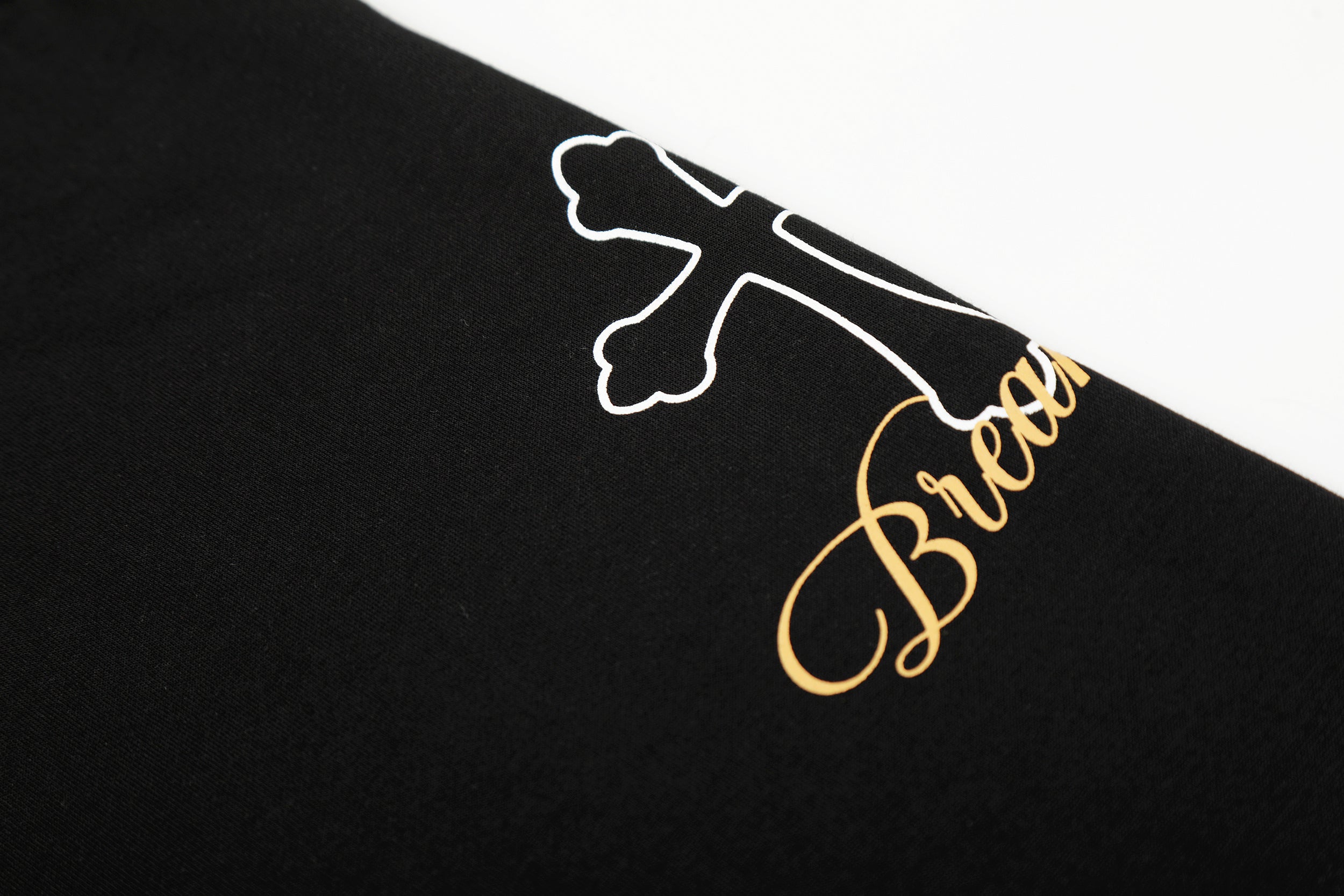Omirad Break Line Graphic Long-Sleeve Polo Shirt