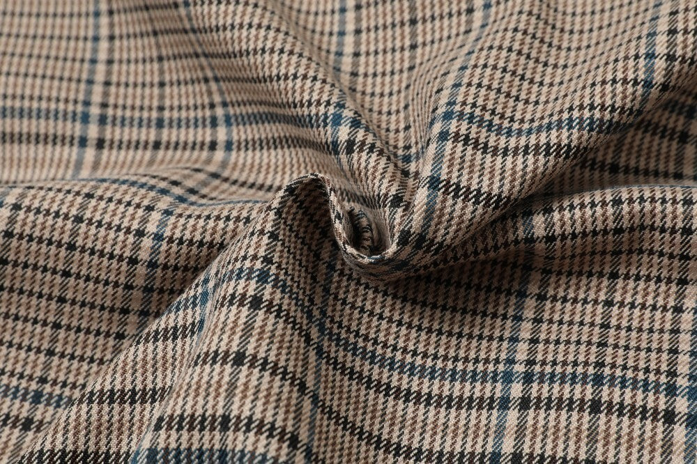 Reversible Plaid Faux Fur Hooded Puffer Jacket | SEAKOFF