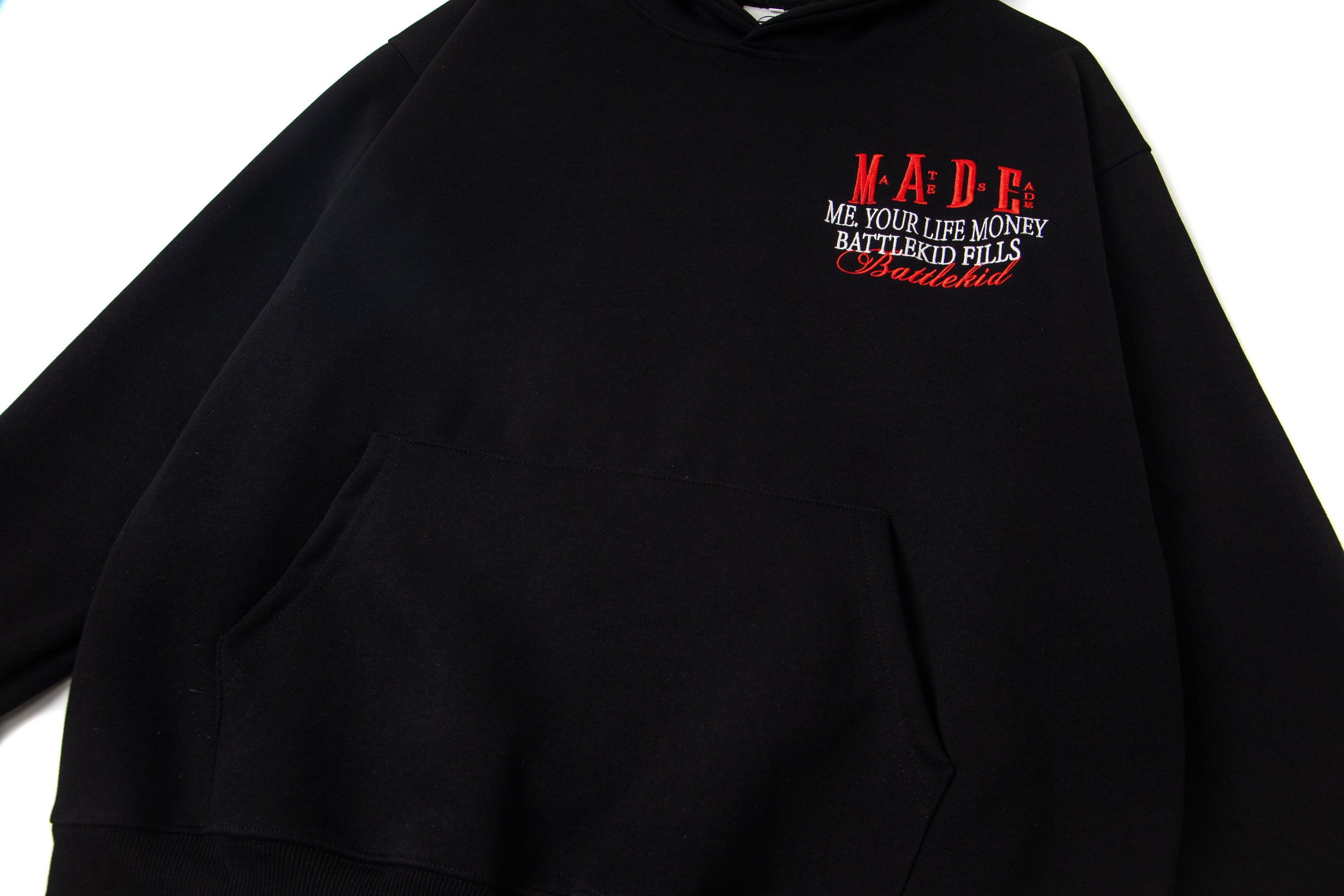 Battlekid MADE Embroidered Badge Logo Hoodie | Streetwear