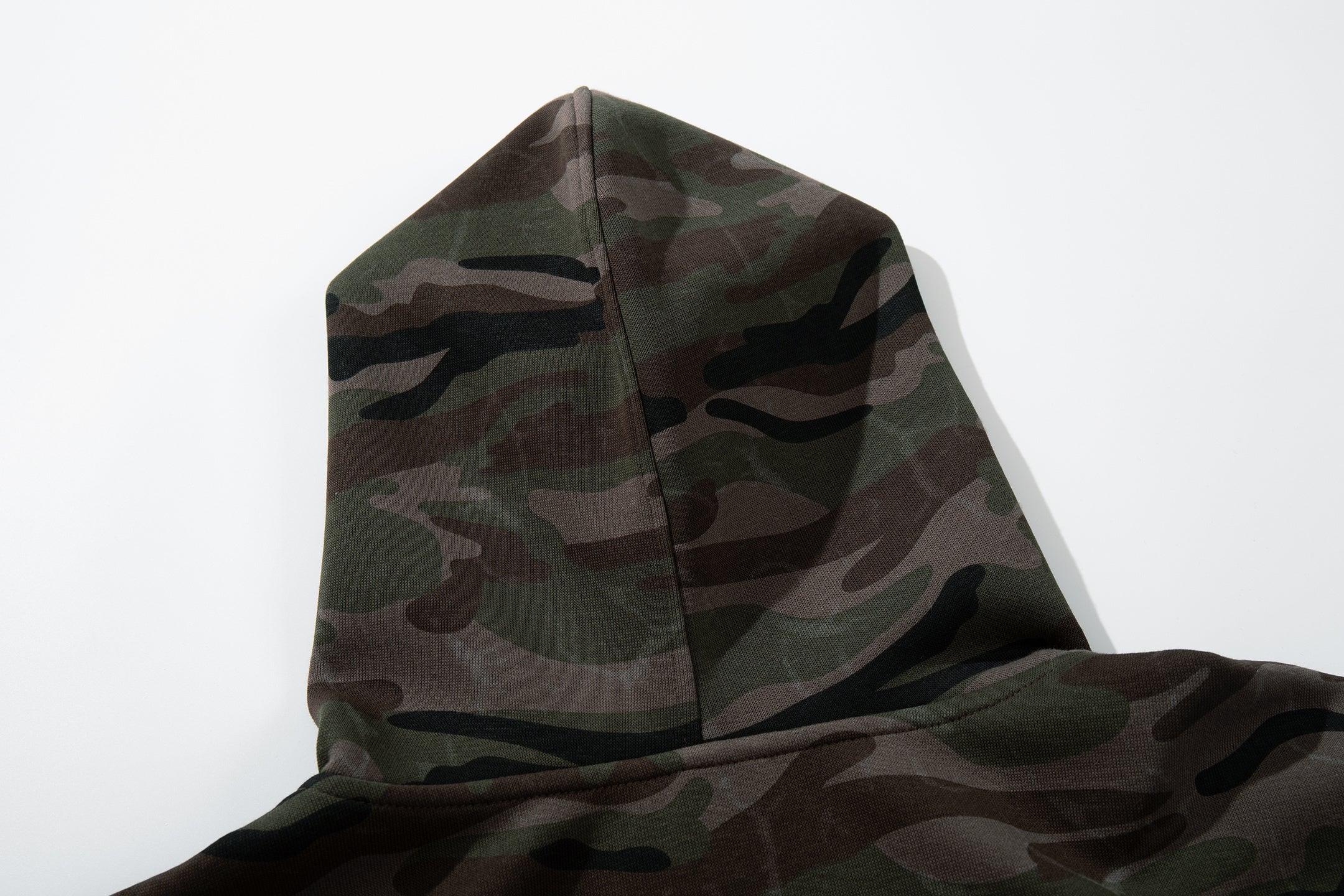 Omirad Camo Zip-Up Hoodie | Chenille Varsity Street Hoodie