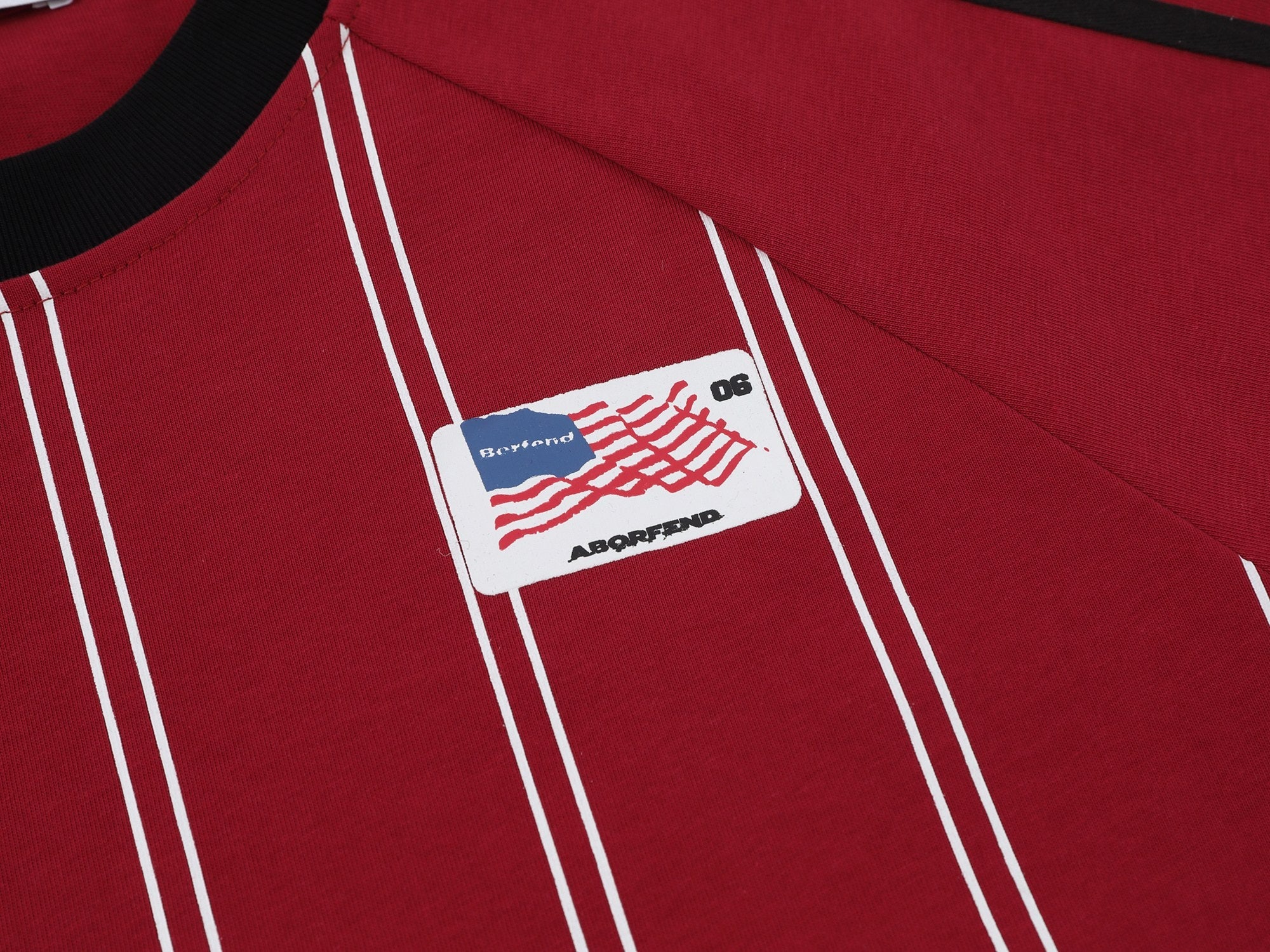 Omirad Pinstripe Sport Jersey Tee | Number 12 Streetwear