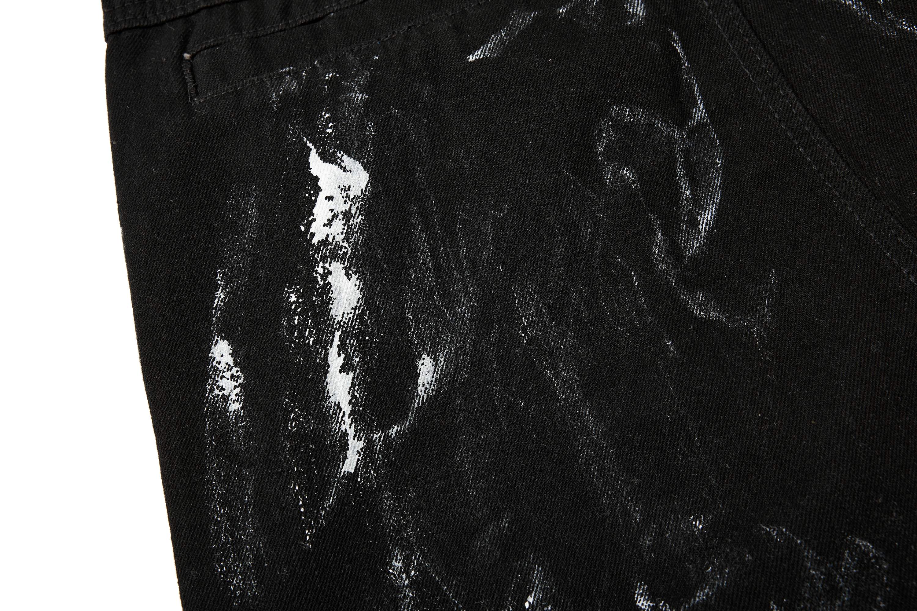 Omirad Washed Utility Cargo Denim Pants | Layered Streetwear